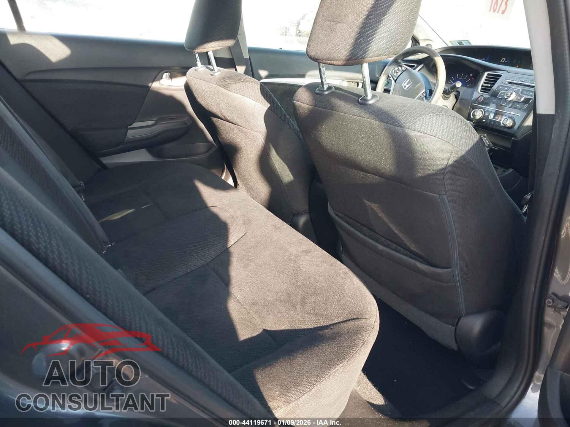 HONDA CIVIC 2013 - 19XFB2F89DE257393