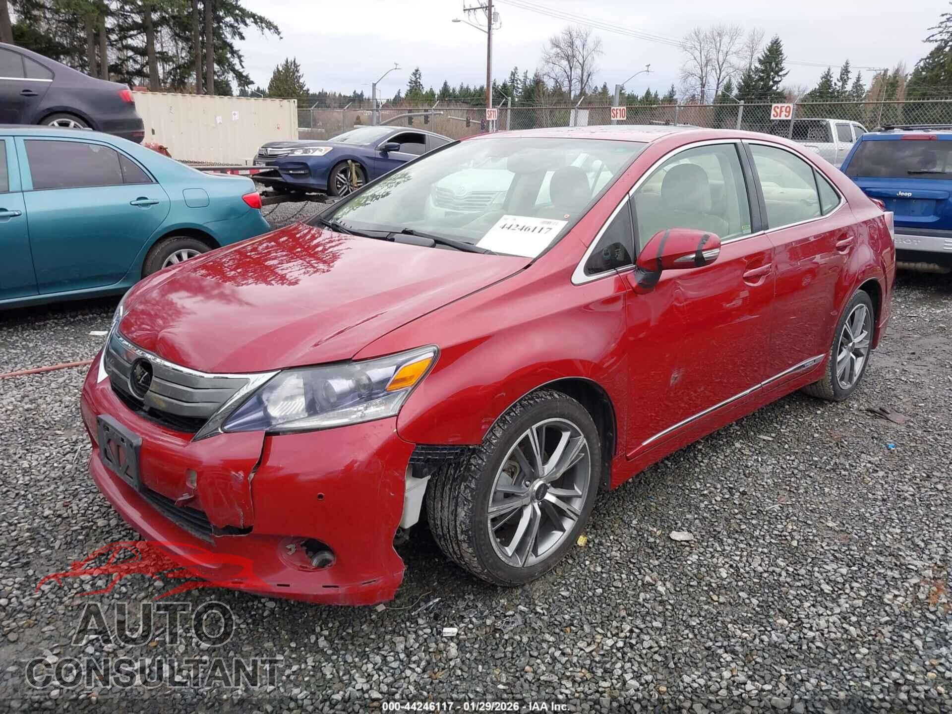 LEXUS HS 2010 - JTHBB1BA5A2002913