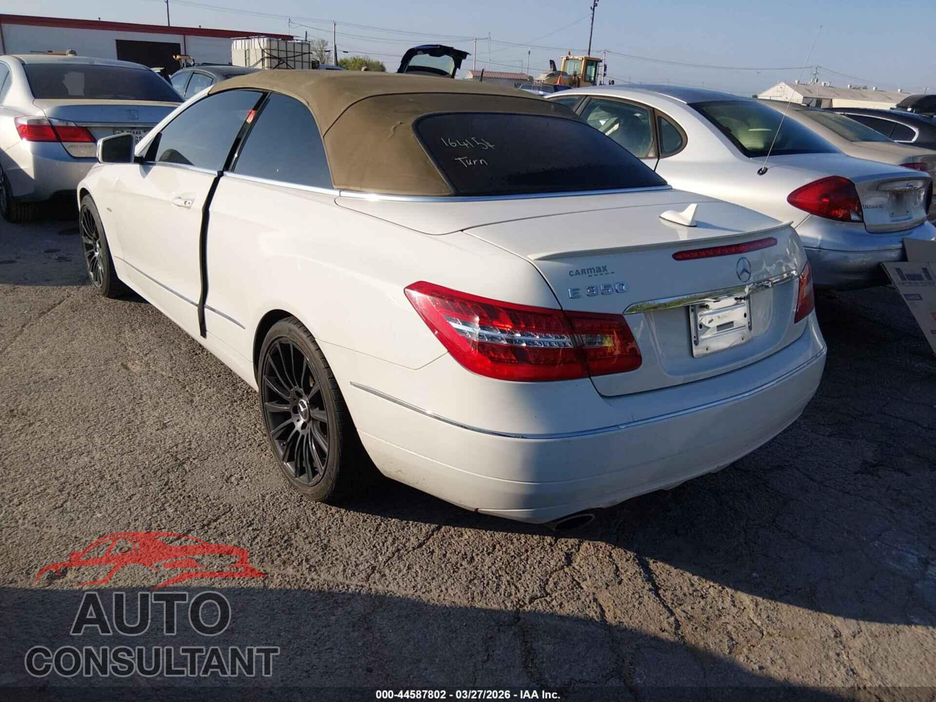 MERCEDES-BENZ E 350 2012 - WDDKK5KFXCF164154