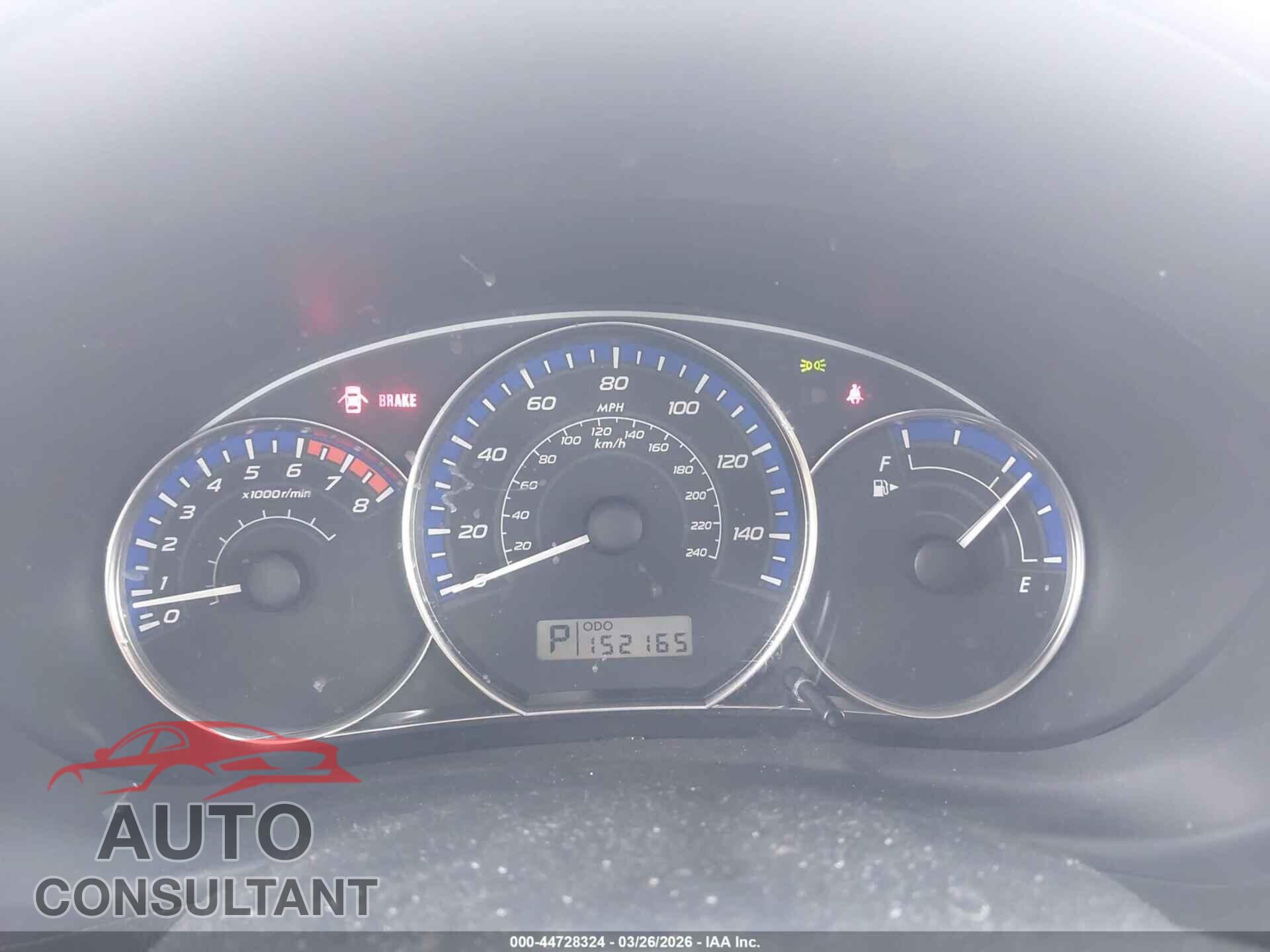 SUBARU FORESTER 2010 - JF2SH6BC2AH773813