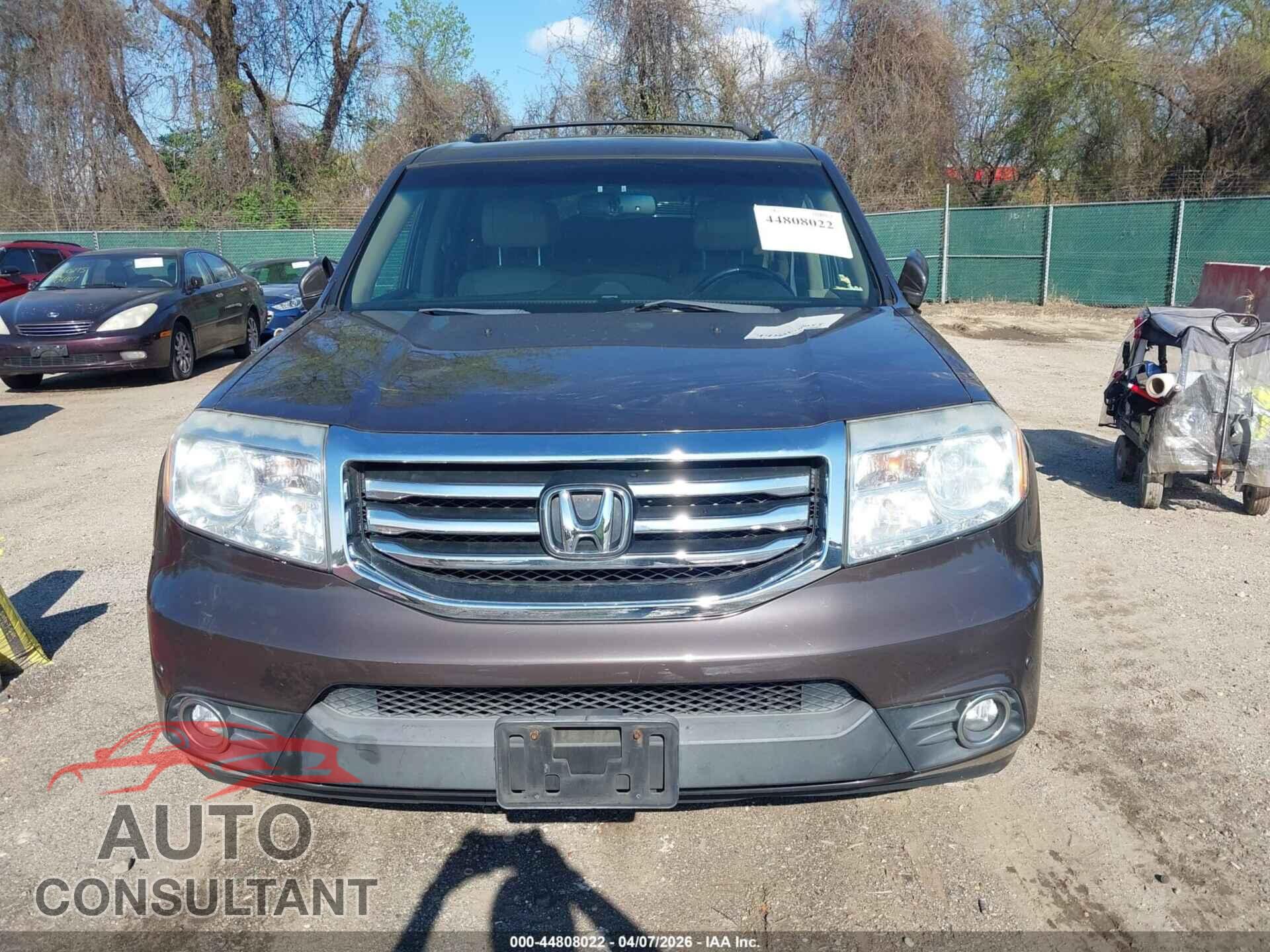 HONDA PILOT 2012 - 5FNYF4H94CB069985