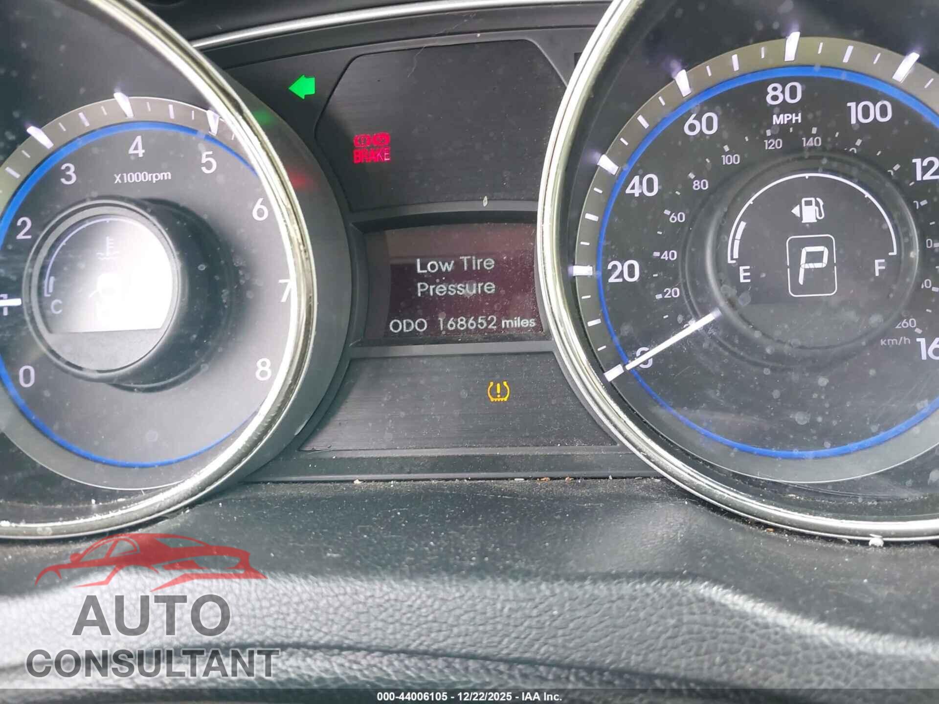 HYUNDAI SONATA 2013 - 5NPEC4AC8DH675052