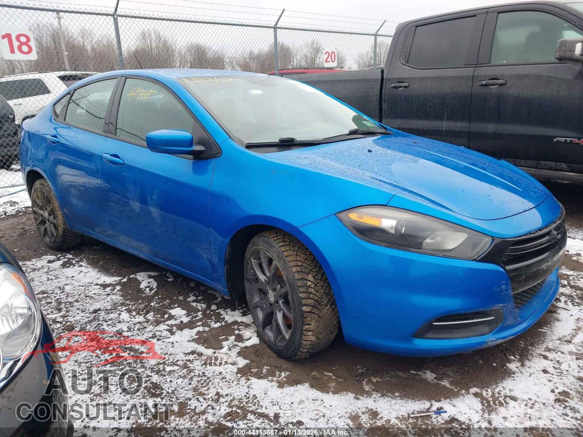 DODGE DART 2015 - 1C3CDFAAXFD421760