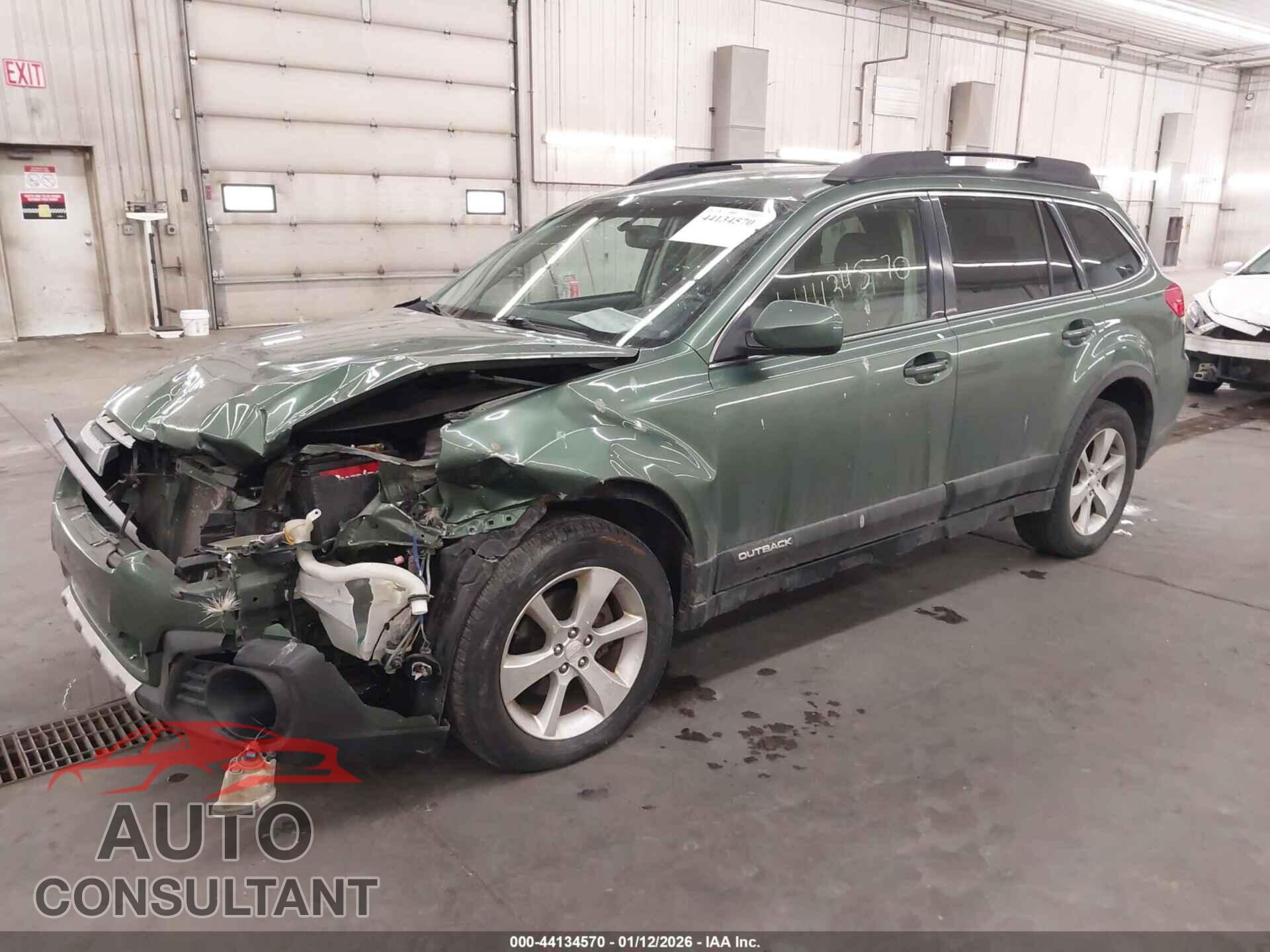 SUBARU OUTBACK 2013 - 4S4BRBKC4D3216919