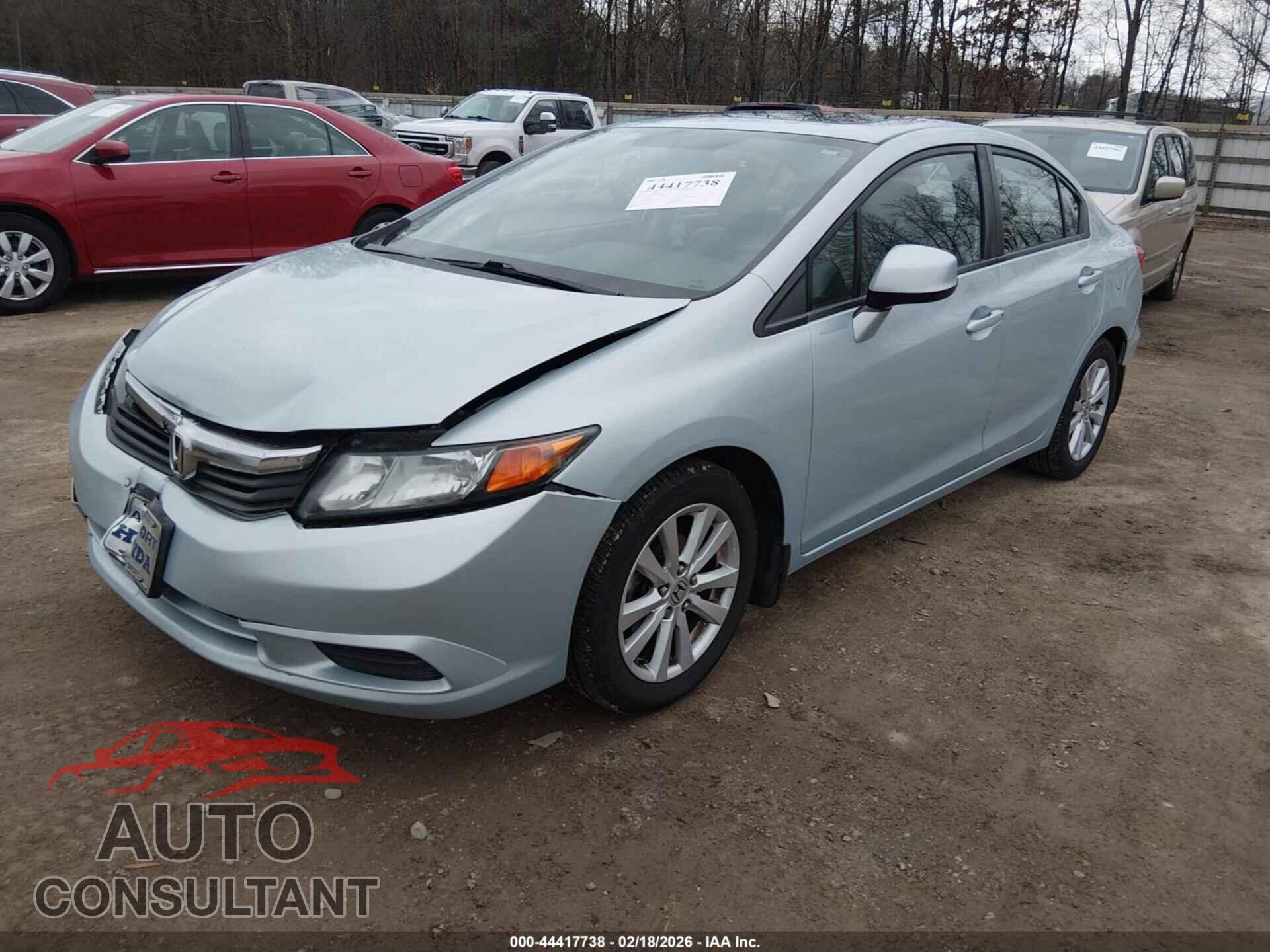 HONDA CIVIC 2012 - 2HGFB2F81CH520643