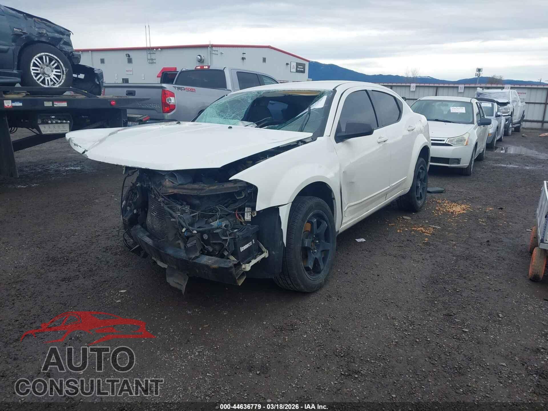 DODGE AVENGER 2010 - 1B3CC4FB8AN168172