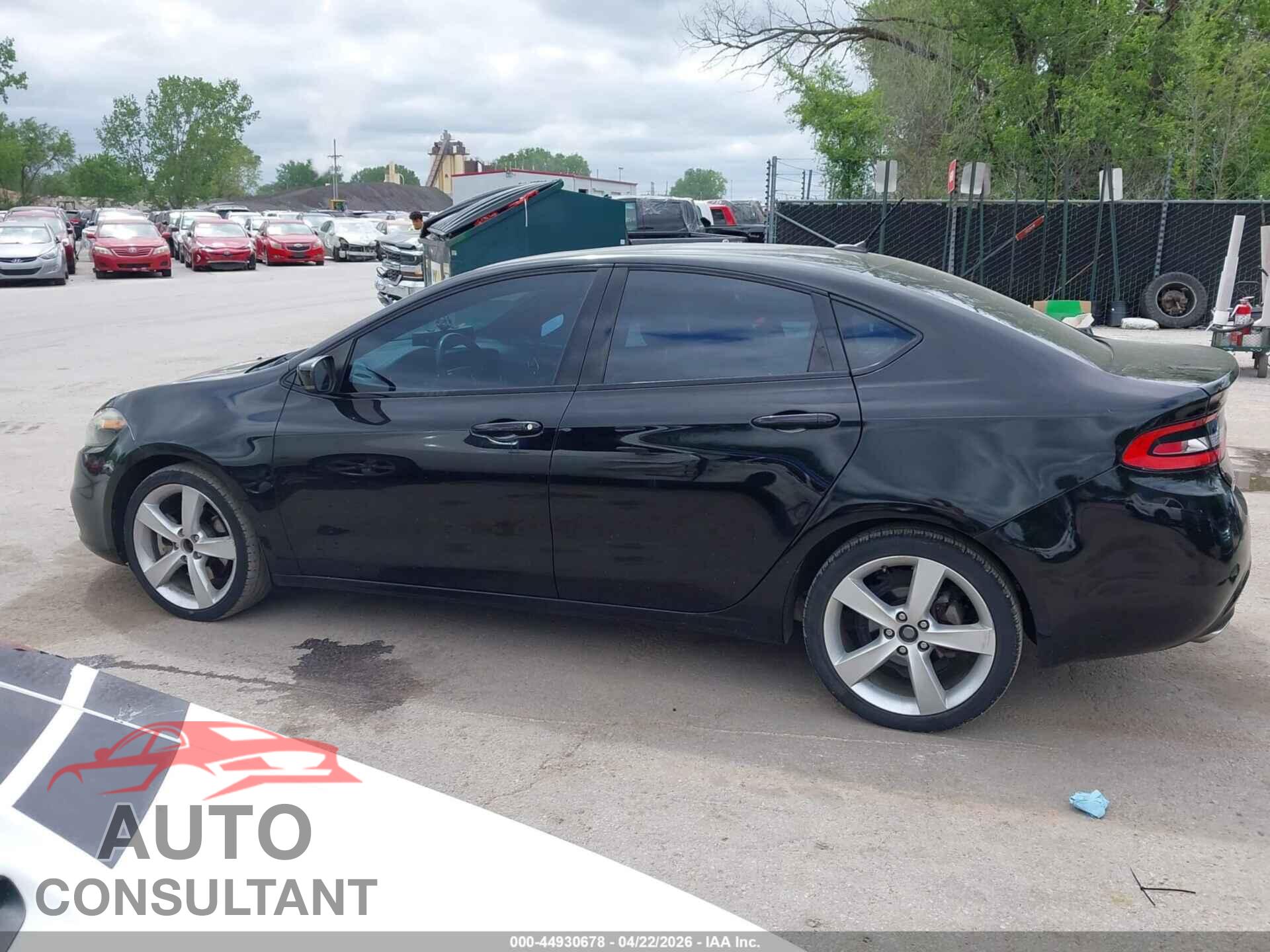 DODGE DART 2015 - 1C3CDFEB7FD404403