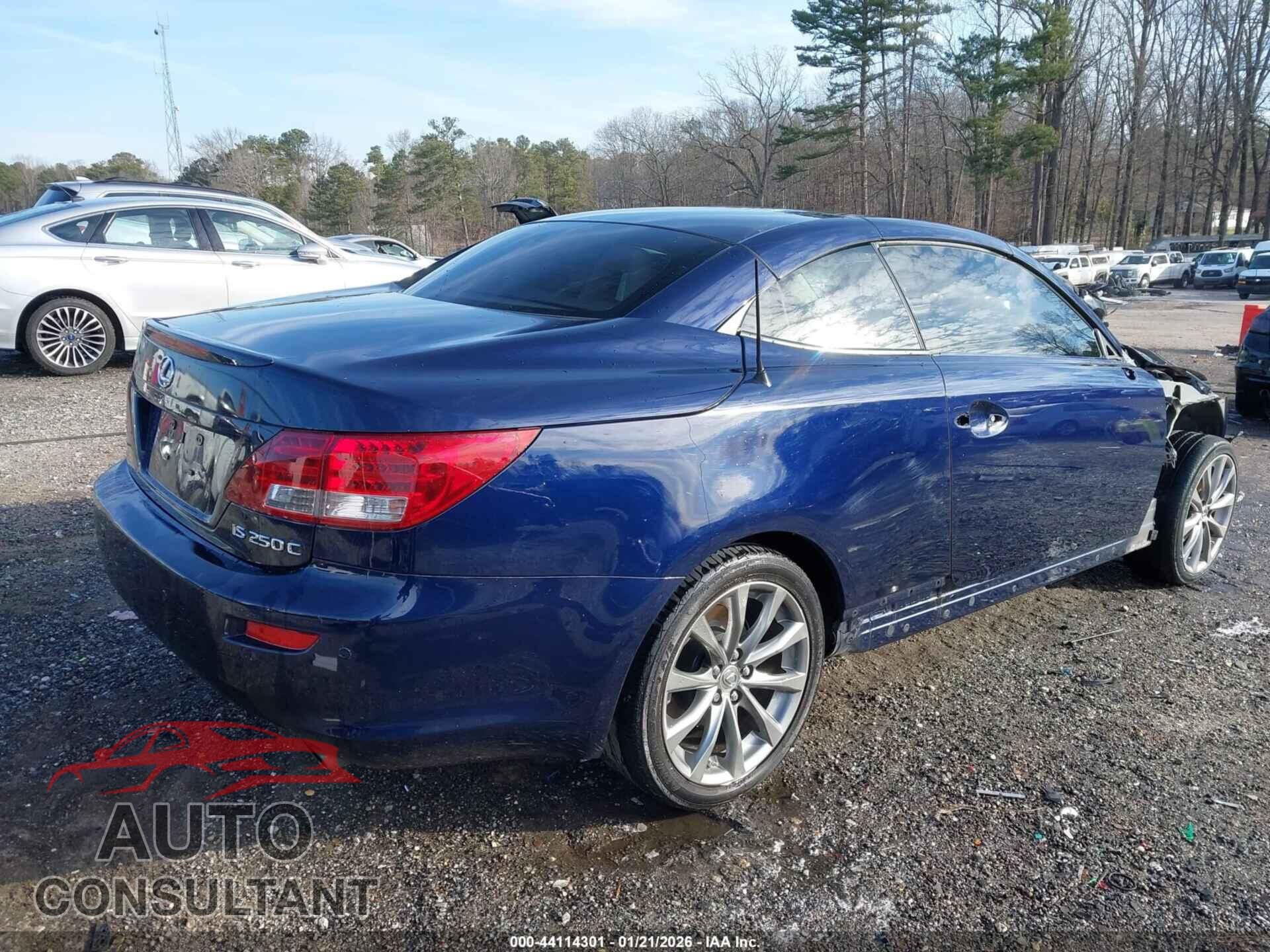LEXUS IS 250C 2013 - JTHFF2C25D2528546