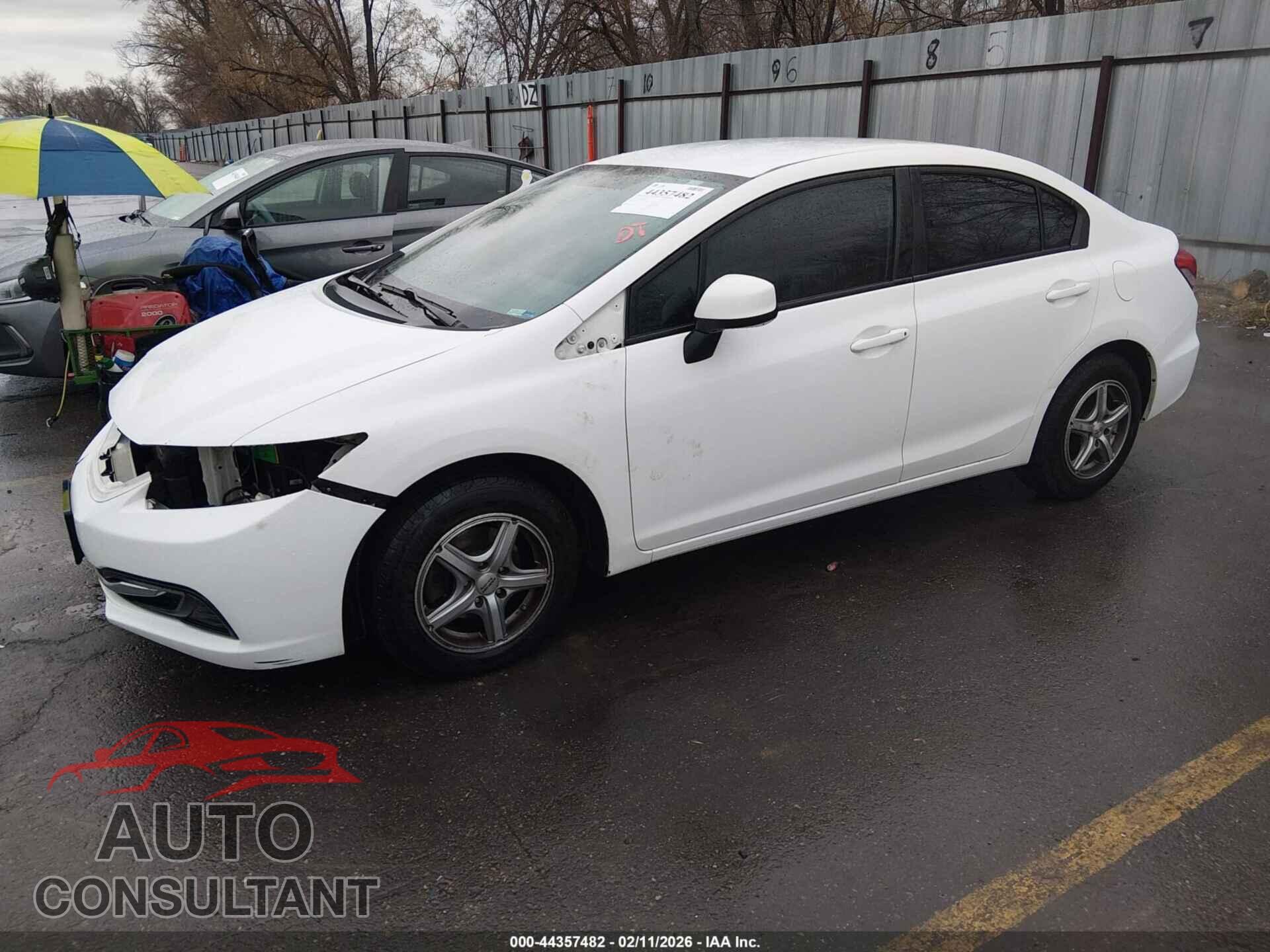 HONDA CIVIC 2013 - 2HGFB2F59DH601252