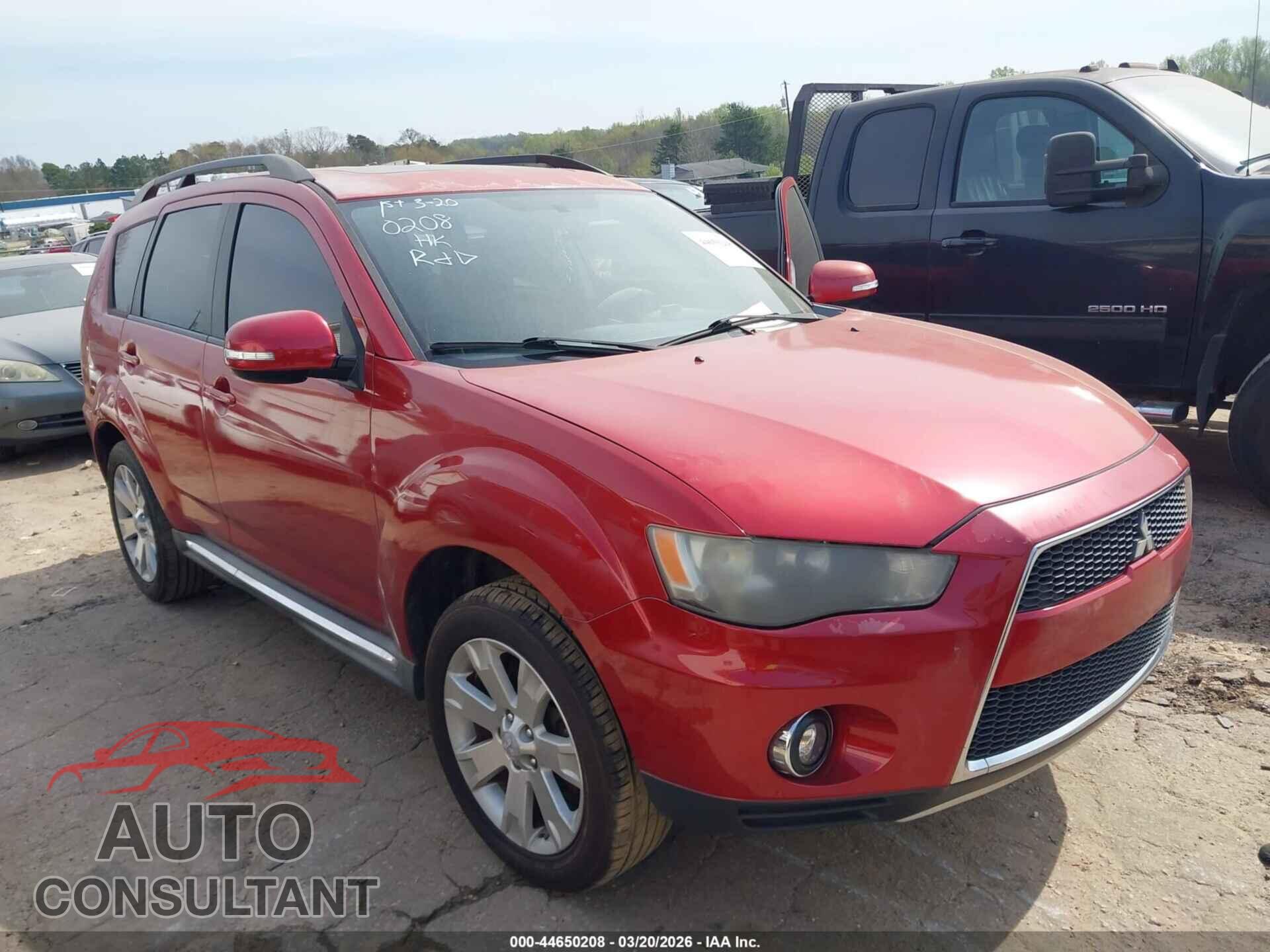 MITSUBISHI OUTLANDER 2011 - JA4AS3AW1BU033436