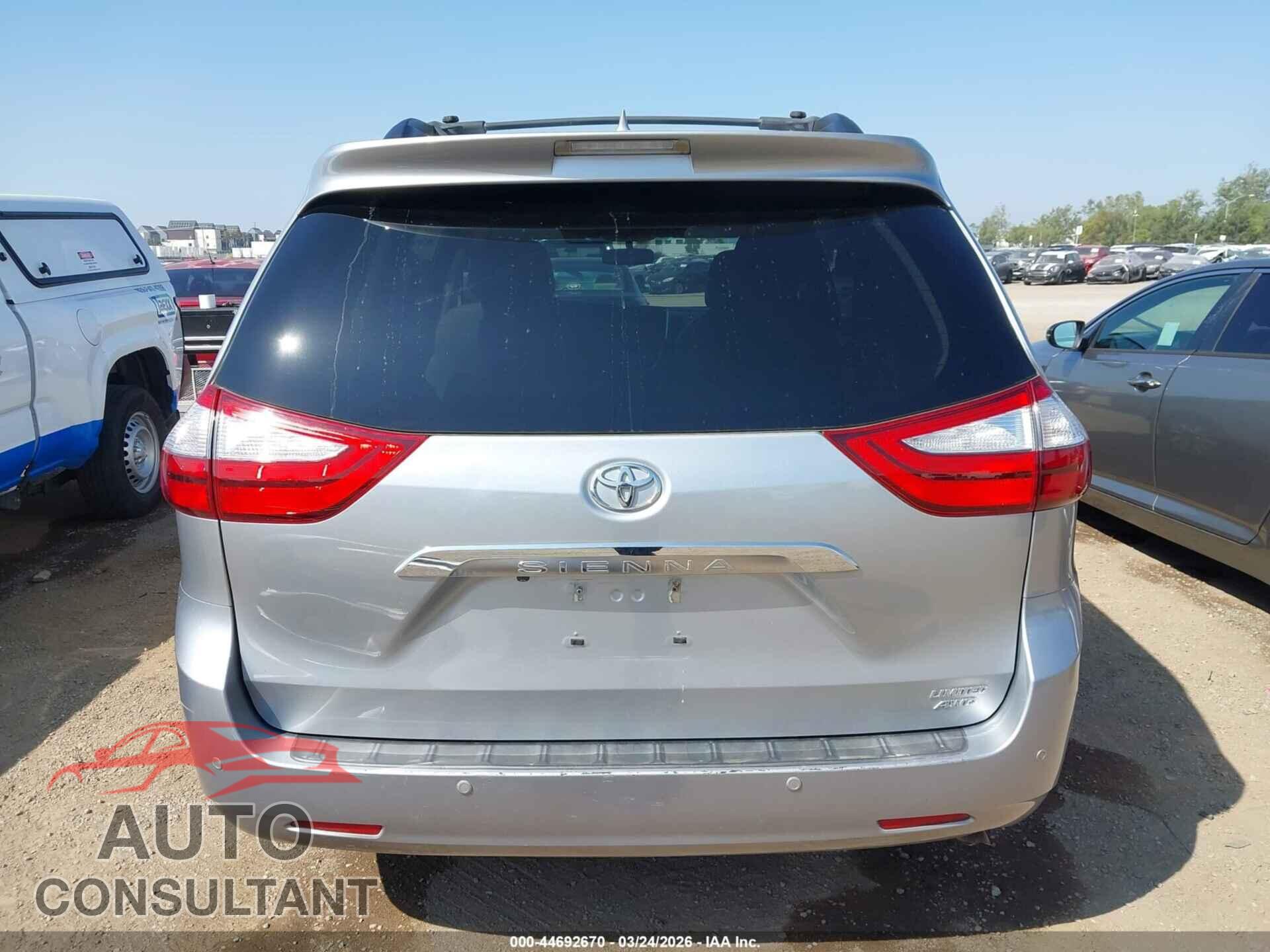 TOYOTA SIENNA 2017 - 5TDDZ3DC5HS148683