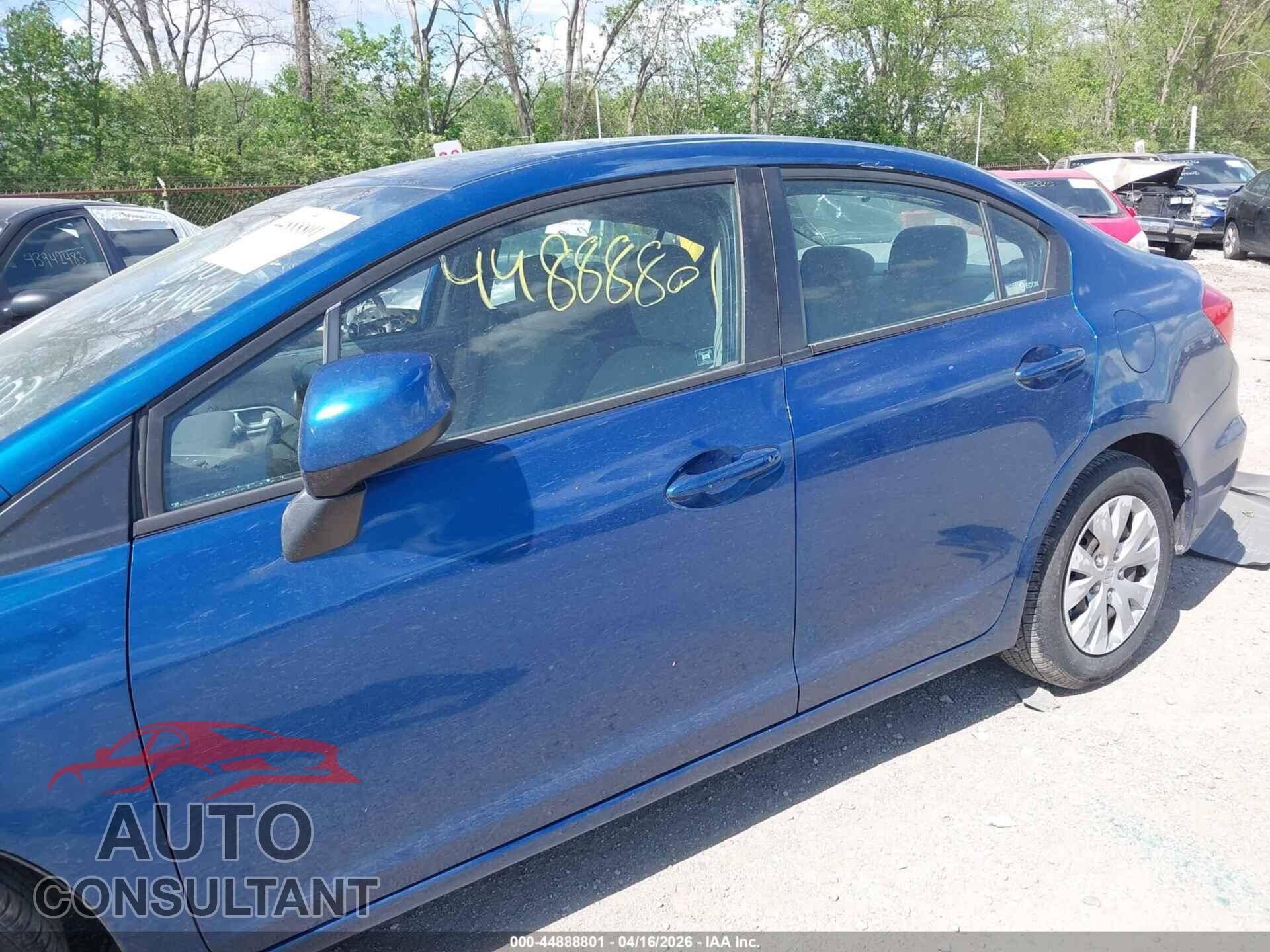 HONDA CIVIC 2012 - 19XFB2F53CE034402