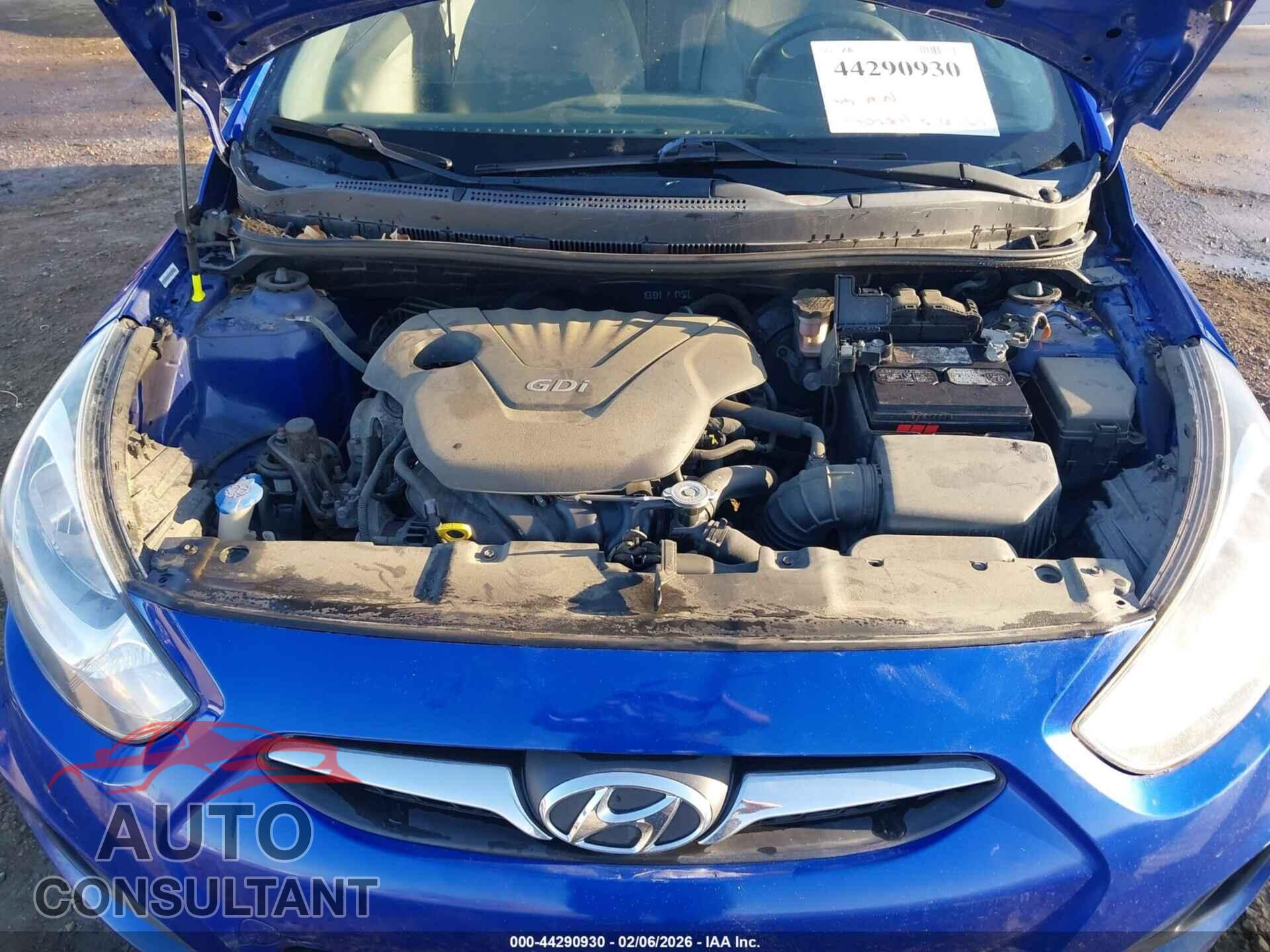 HYUNDAI ACCENT 2013 - KMHCT4AE9DU464405