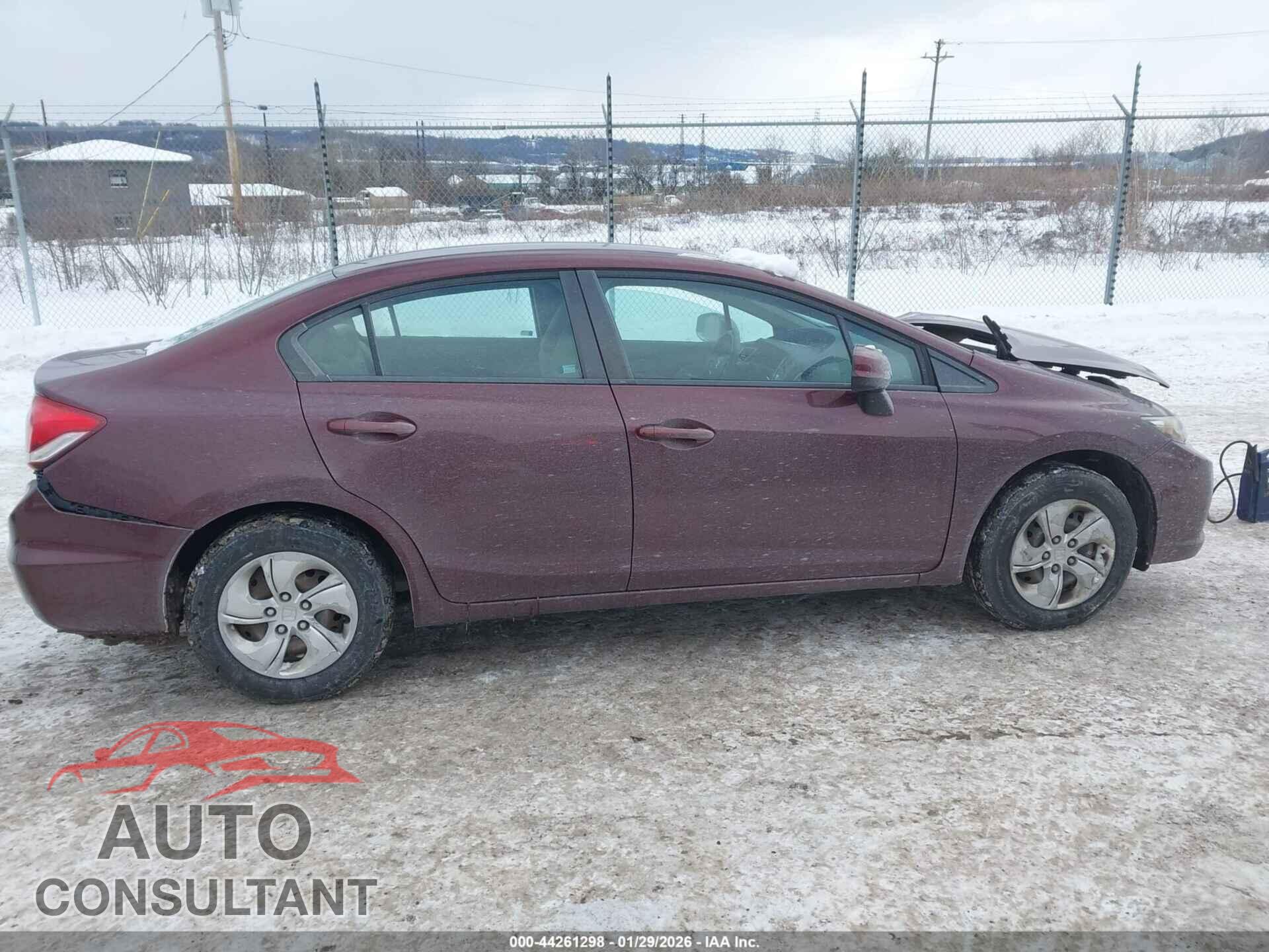 HONDA CIVIC 2013 - 19XFB2F52DE282304