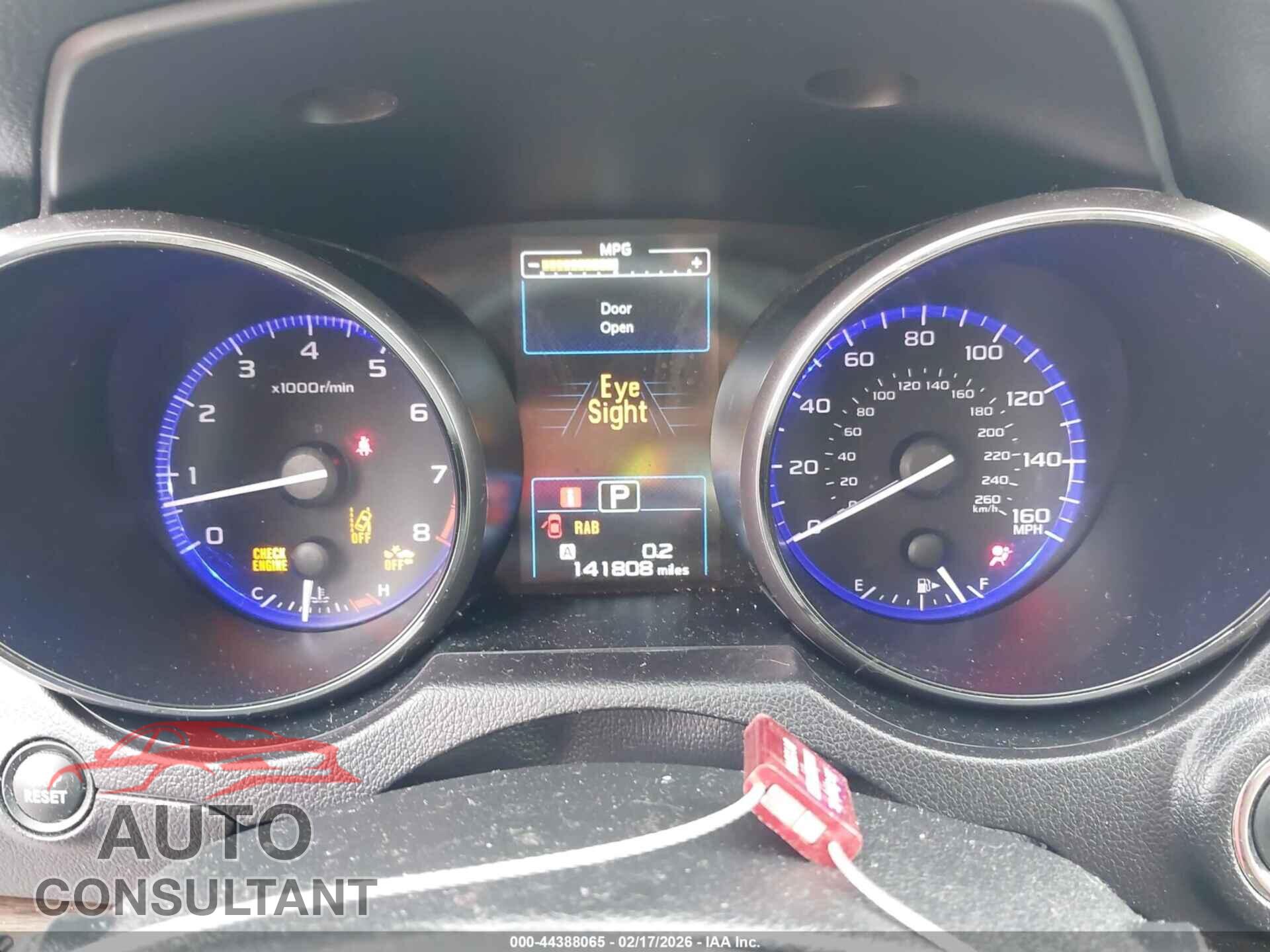 SUBARU OUTBACK 2017 - 4S4BSETC7H3353850