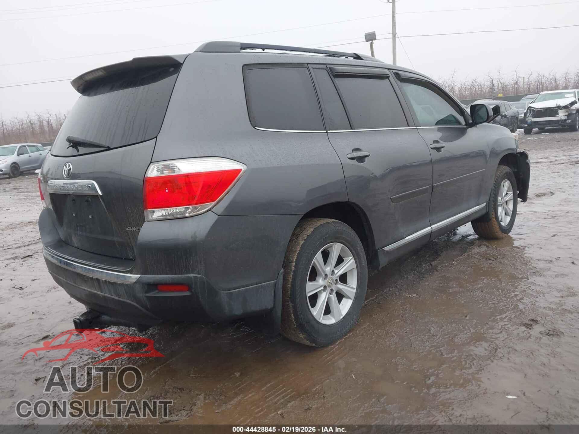 TOYOTA HIGHLANDER 2011 - 5TDBK3EH3BS067405