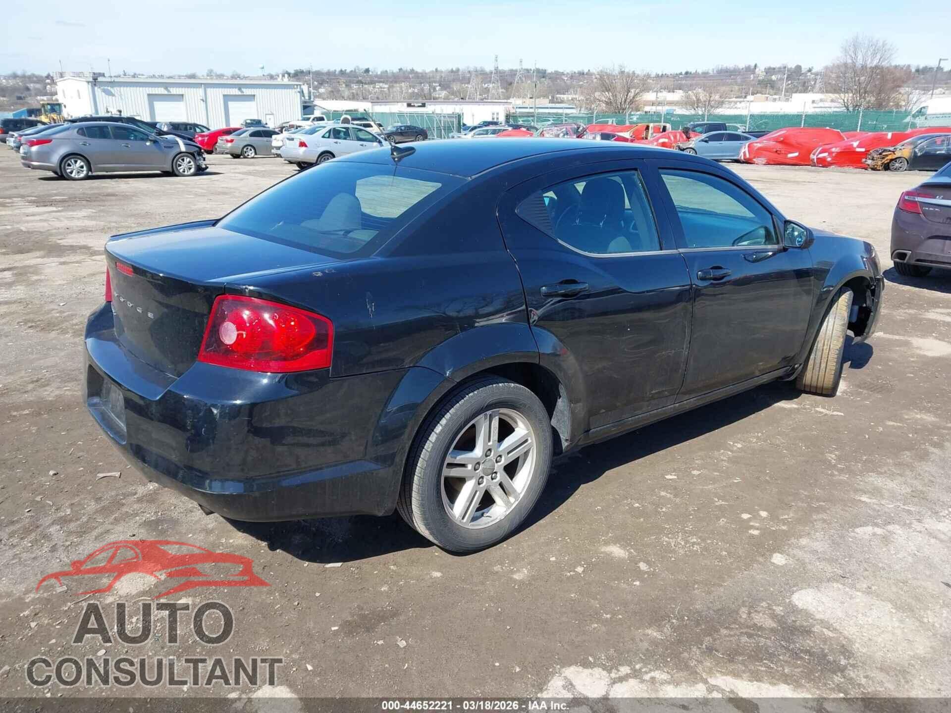DODGE AVENGER 2011 - 1B3BD1FB3BN572909