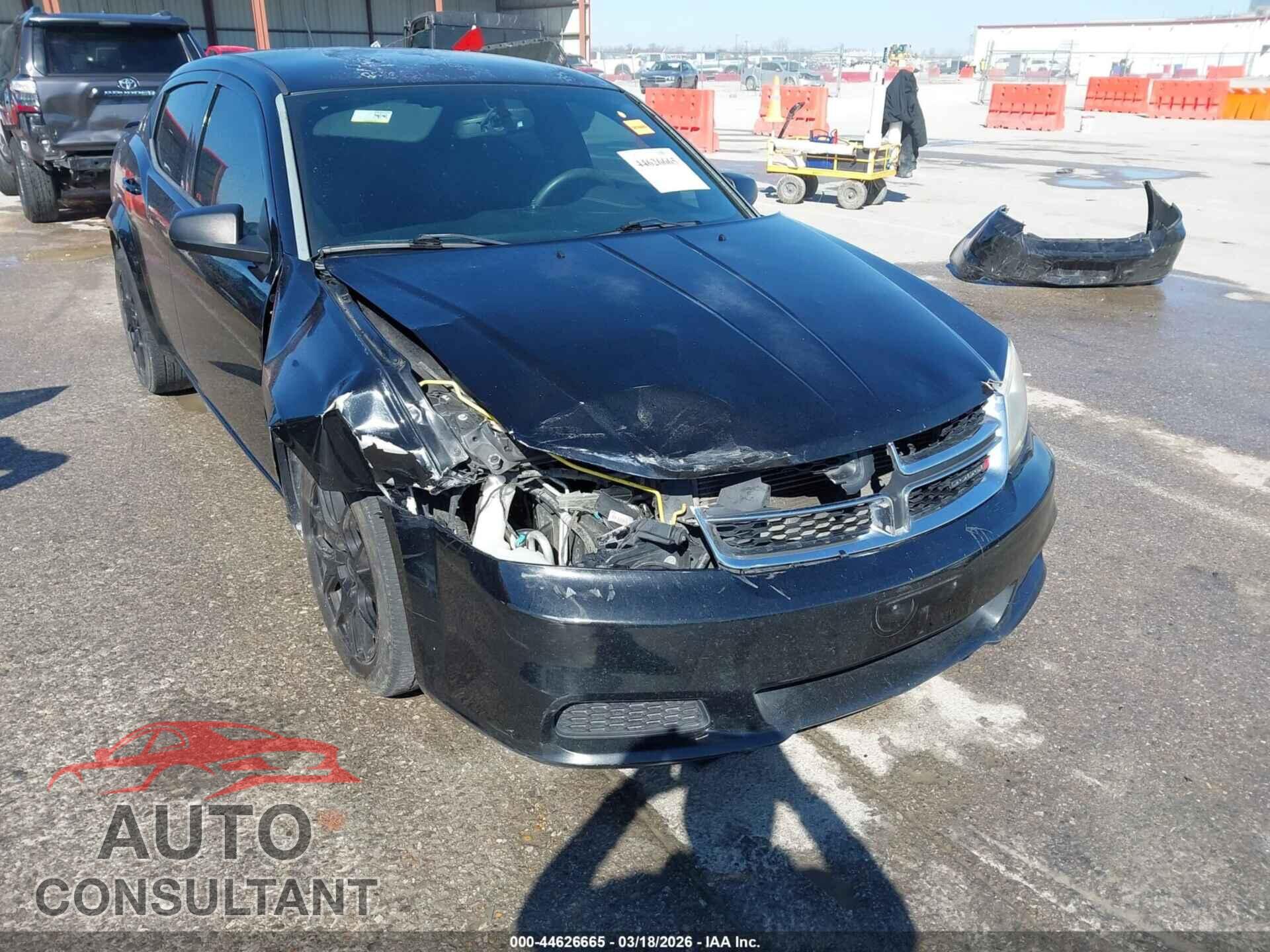 DODGE AVENGER 2012 - 1C3CDZAB6CN311370