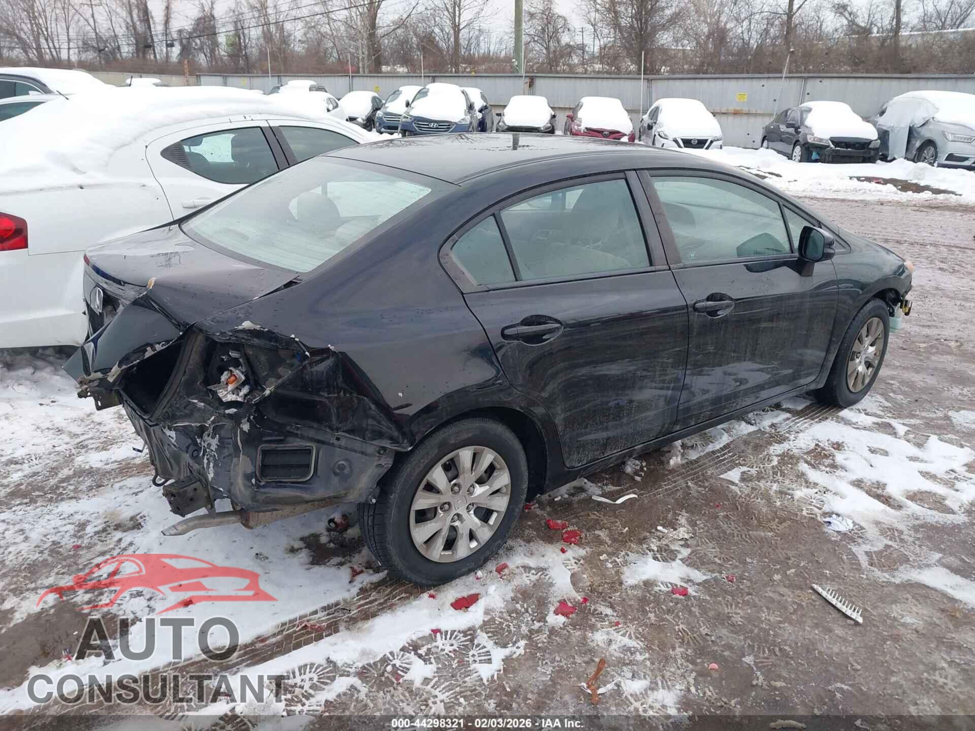 HONDA CIVIC 2012 - 19XFB2F51CE034270