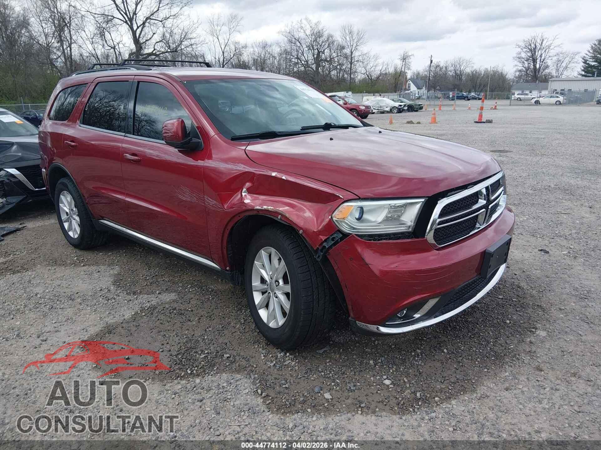 DODGE DURANGO 2014 - 1C4RDJAG0EC562533
