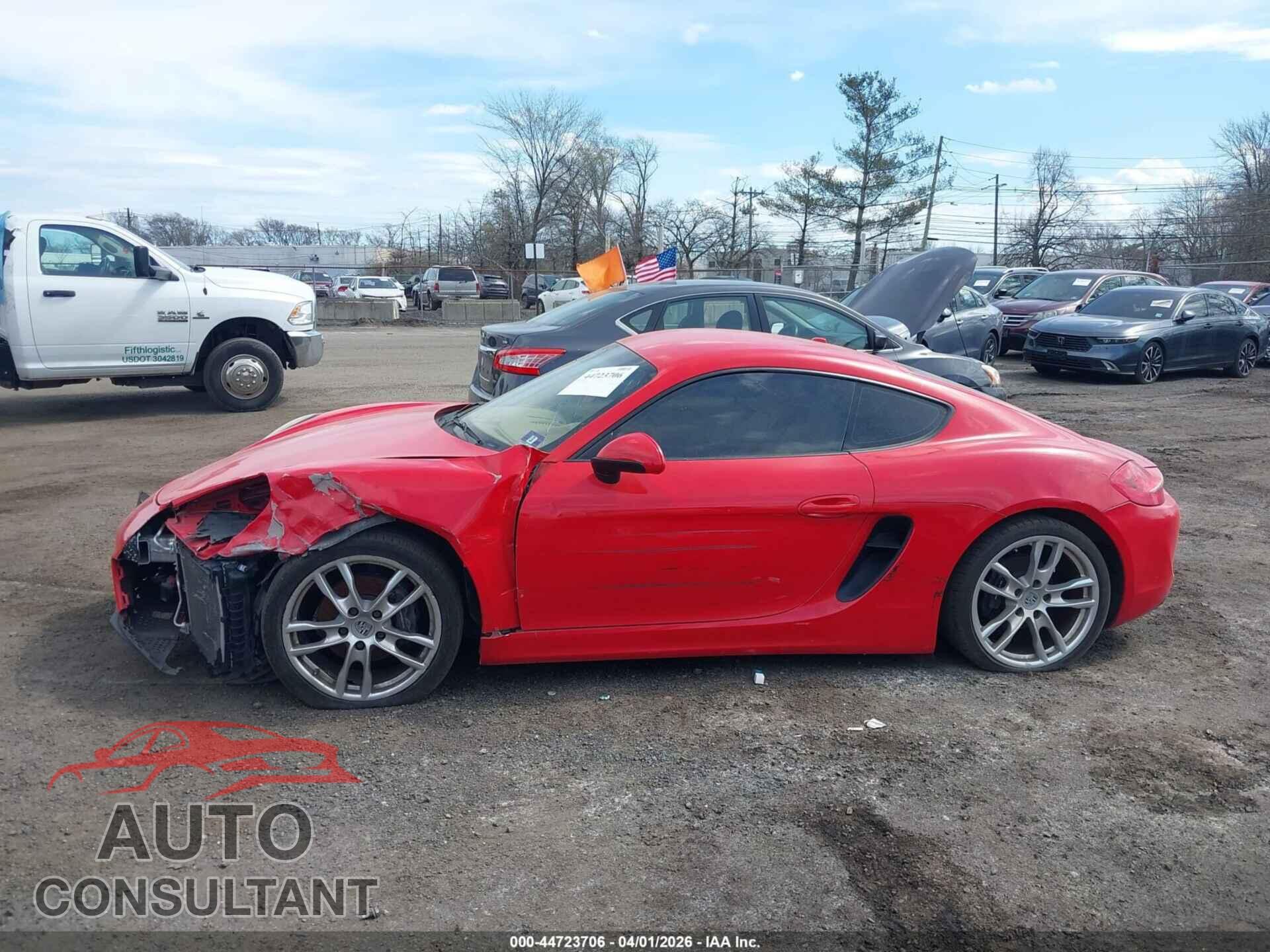 PORSCHE CAYMAN 2015 - WP0AA2A88FK160562