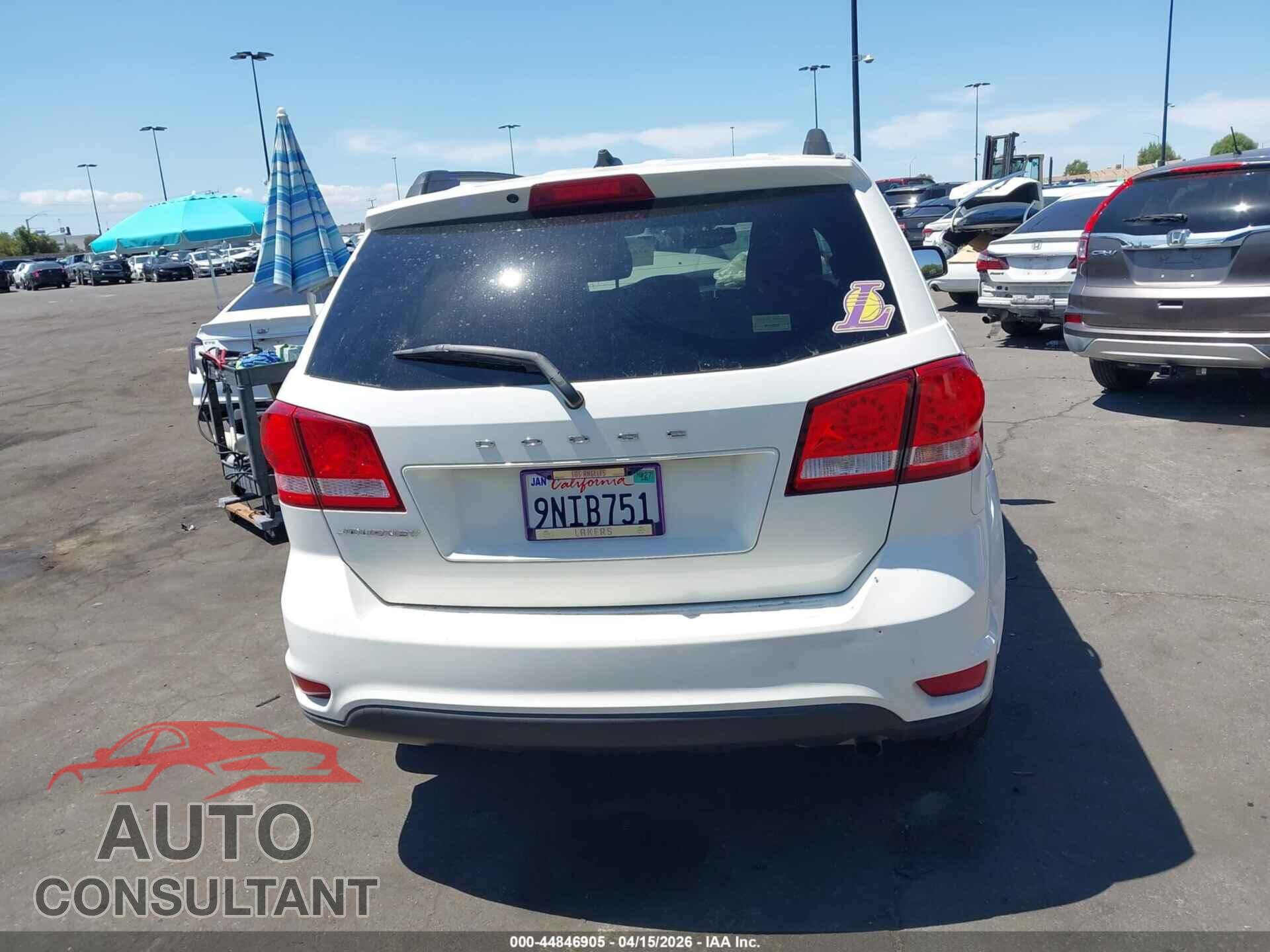 DODGE JOURNEY 2017 - 3C4PDCBB7HT529480