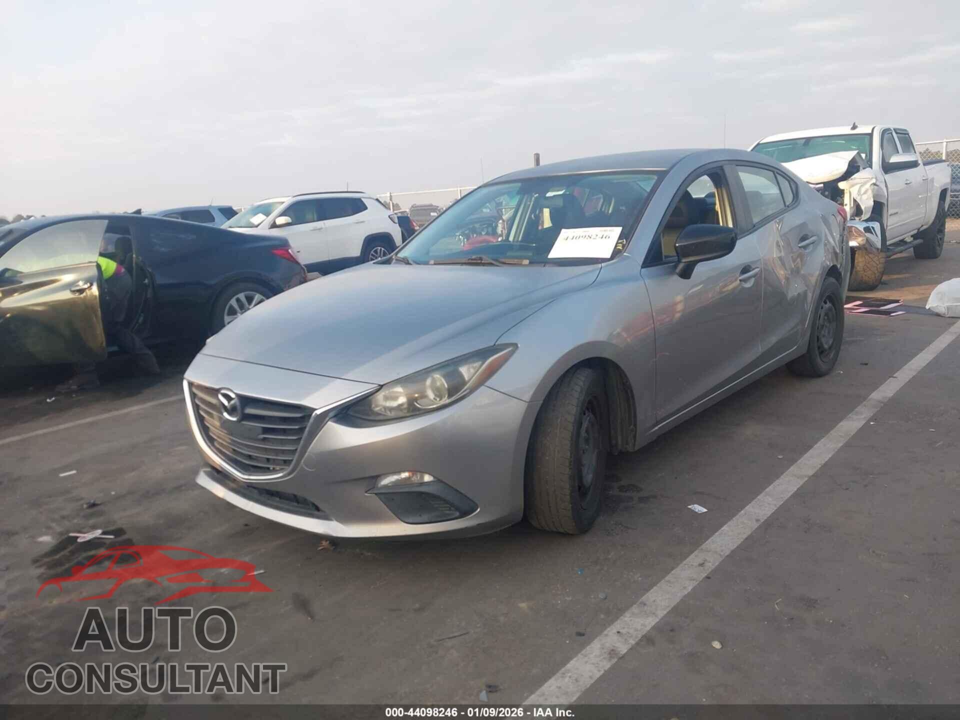 MAZDA MAZDA3 2014 - JM1BM1T76E1187256