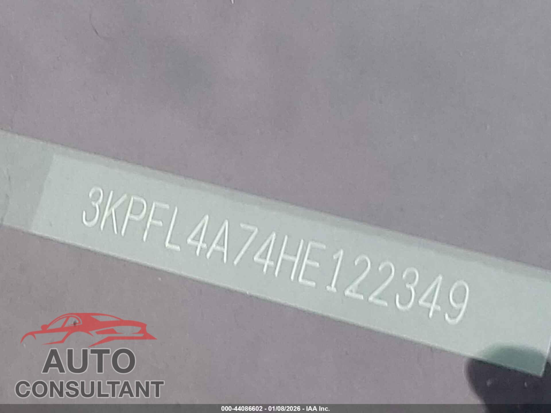 KIA FORTE 2017 - 3KPFL4A74HE122349