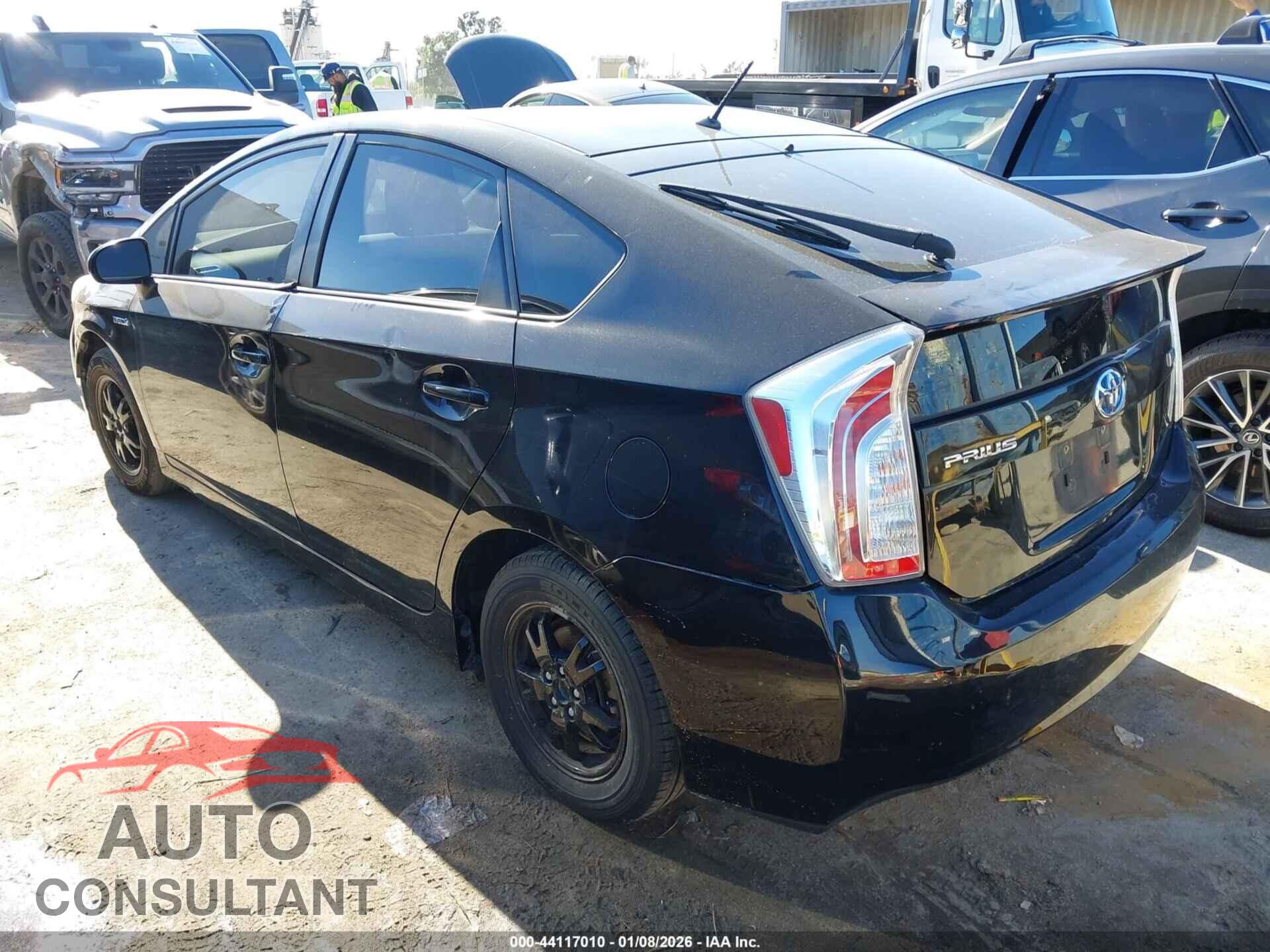 TOYOTA PRIUS 2013 - JTDKN3DU7D0347565