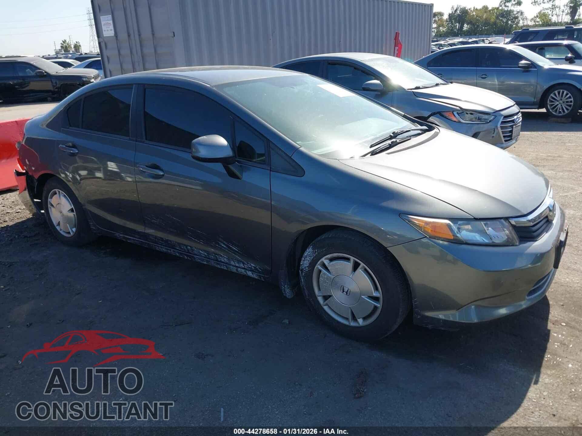 HONDA CIVIC 2012 - 2HGFB2F62CH552838