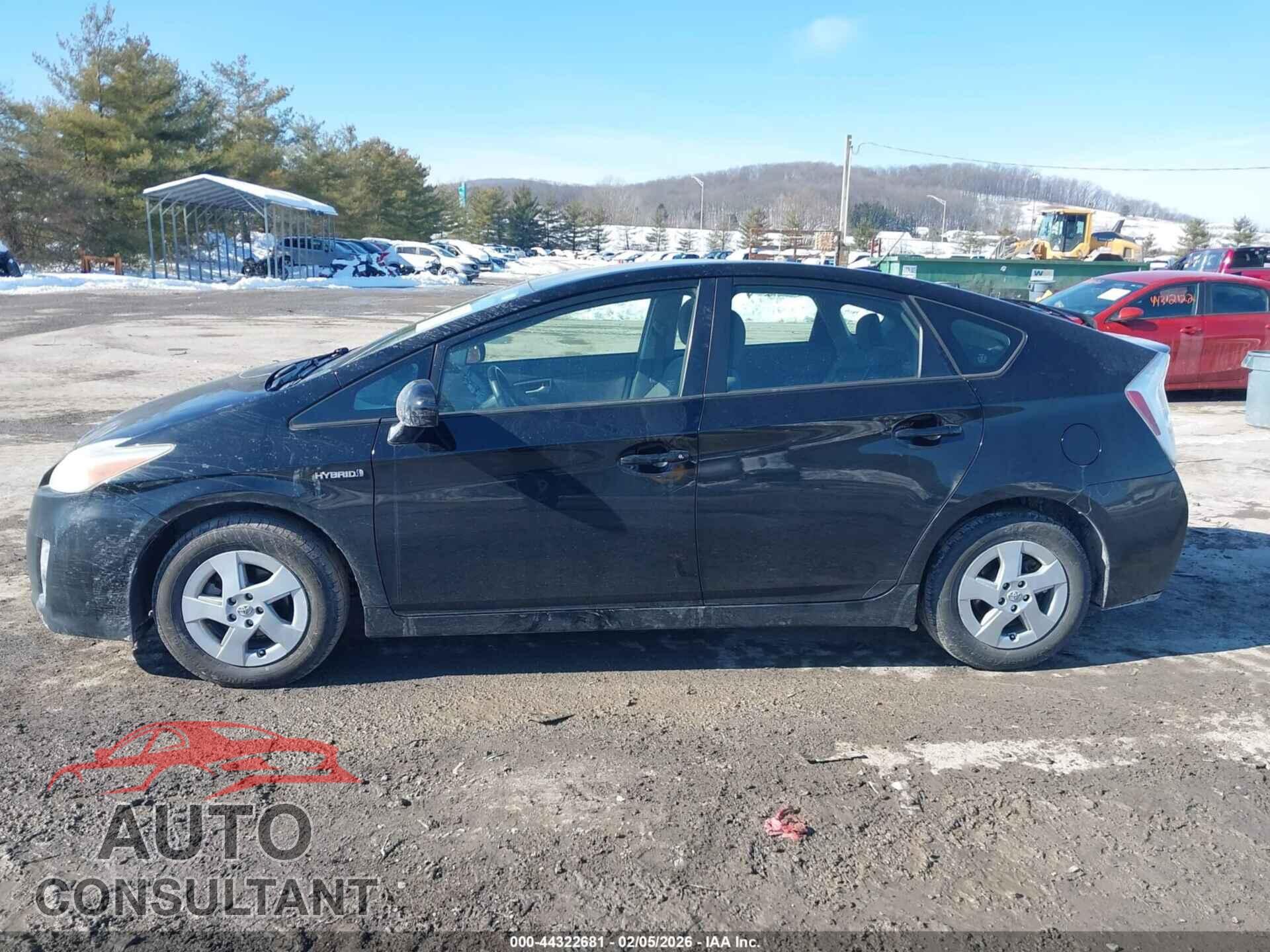 TOYOTA PRIUS 2011 - JTDKN3DU7B5344648