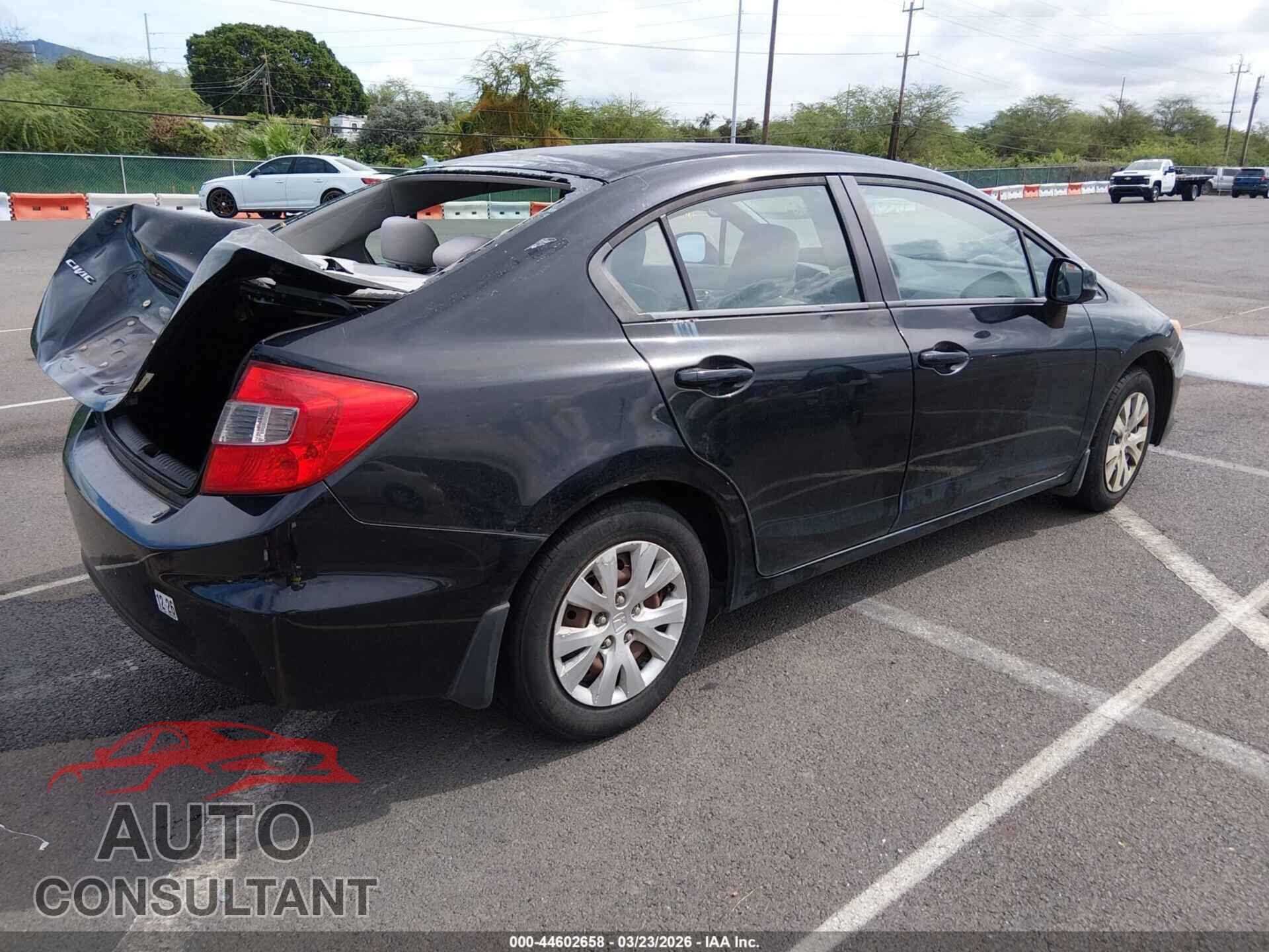 HONDA CIVIC 2012 - 19XFB2F51CE043907
