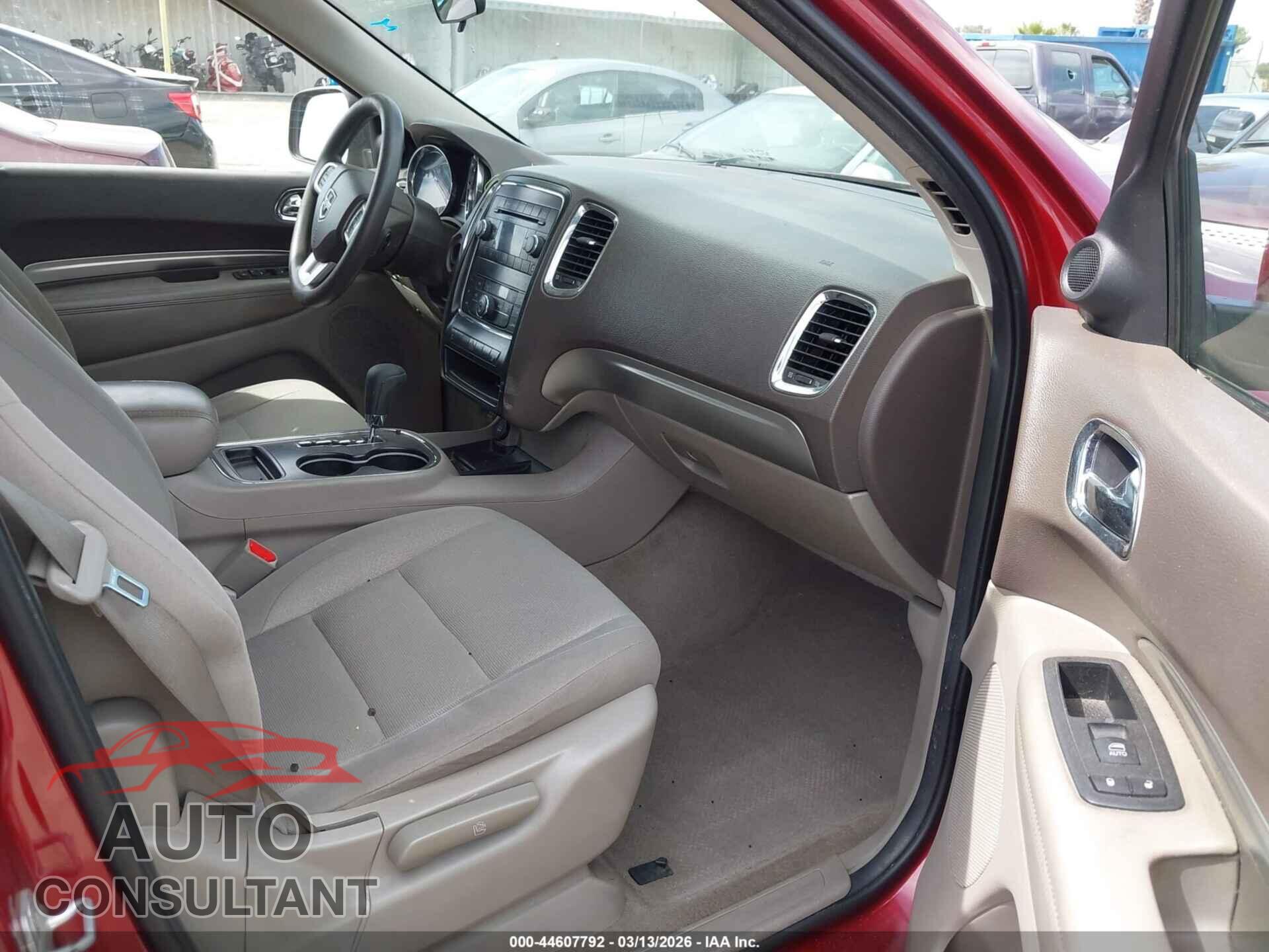 DODGE DURANGO 2013 - 1C4RDHAG9DC676070