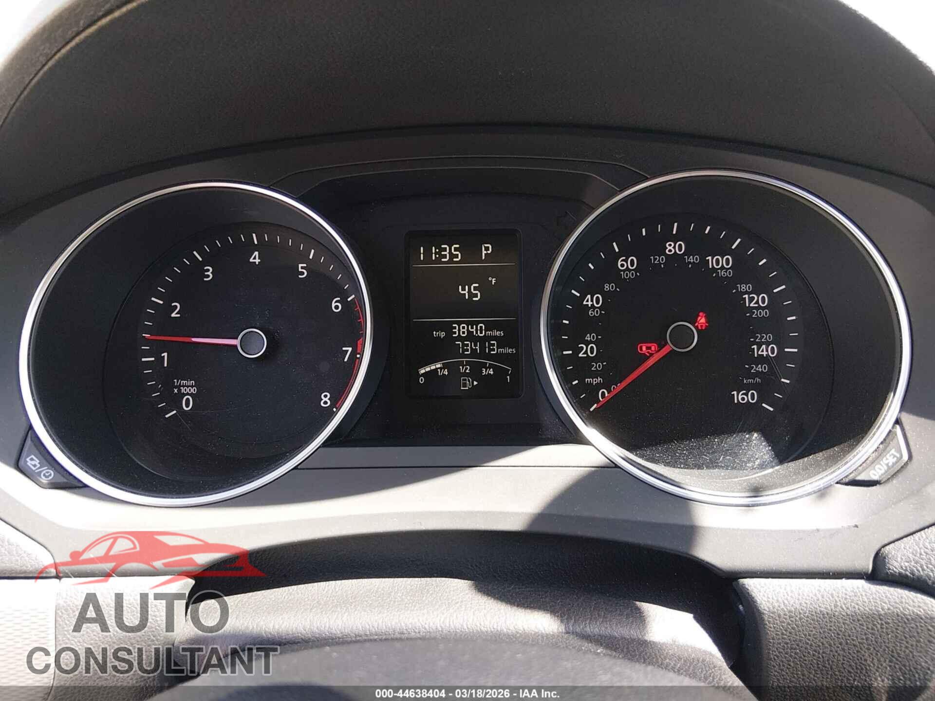 VOLKSWAGEN JETTA 2017 - 3VW2B7AJ0HM330794