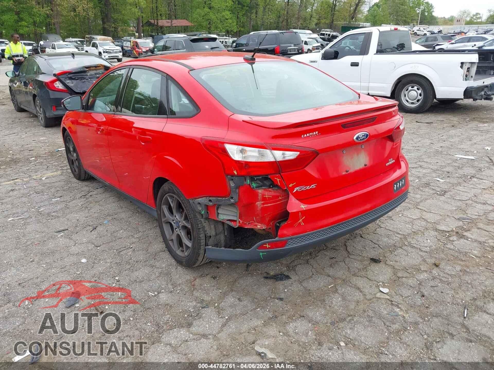 FORD FOCUS 2013 - 1FADP3F21DL233516