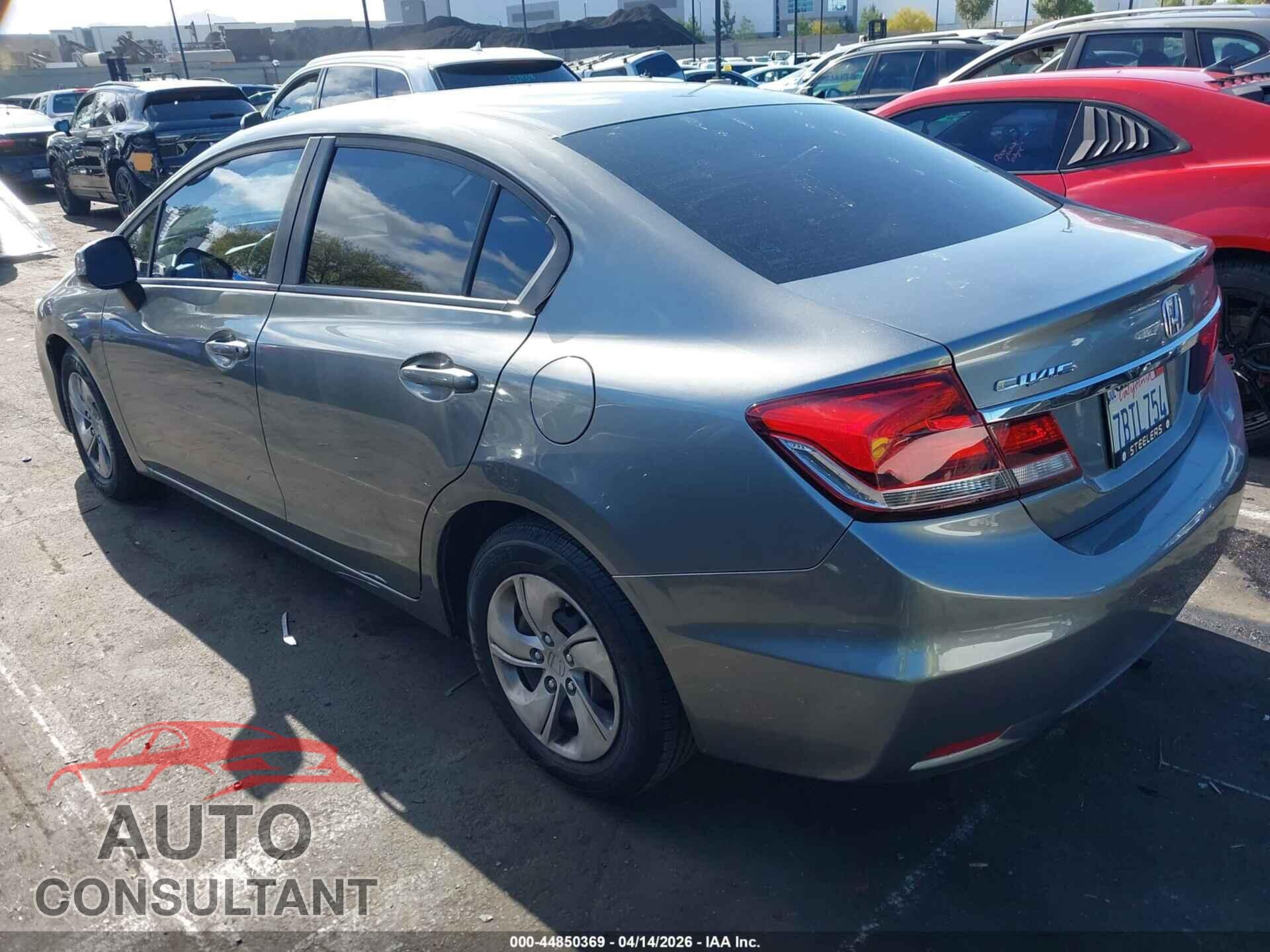 HONDA CIVIC 2013 - 19XFB2F52DE250470