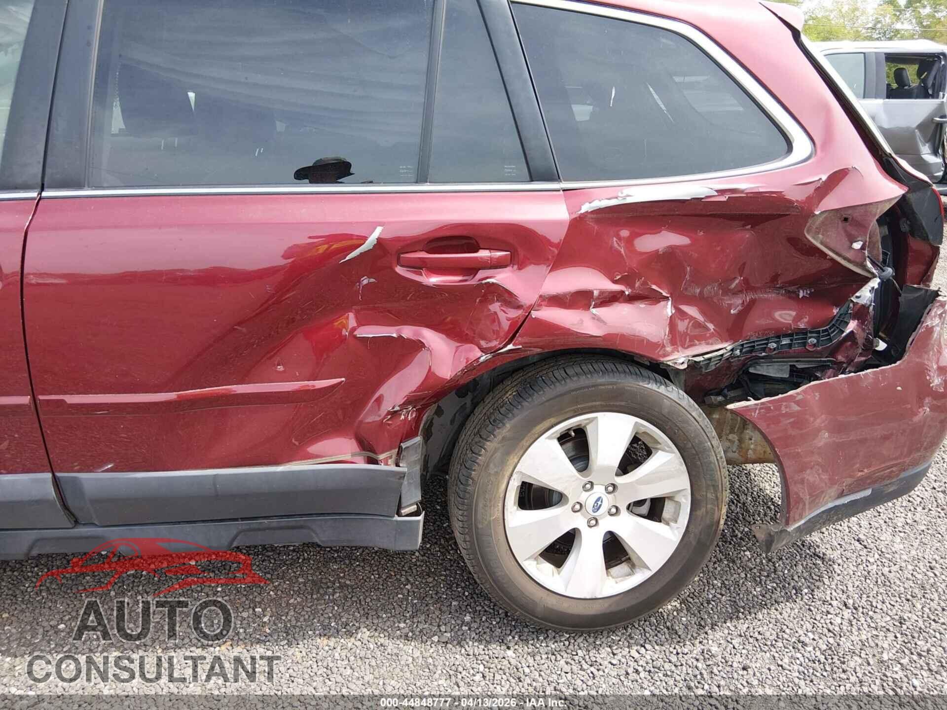 SUBARU OUTBACK 2012 - 4S4BRDKC3C2260779