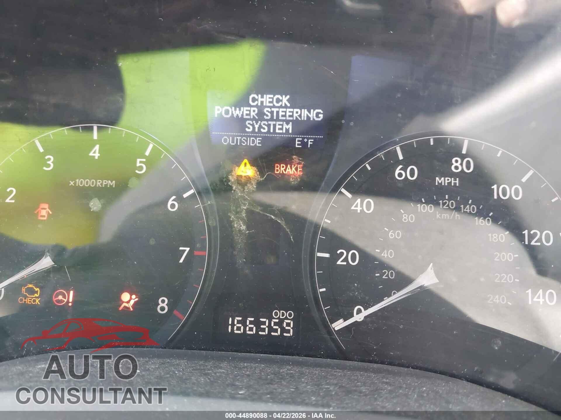 LEXUS RX 350 2010 - 2T2BK1BA0AC080367