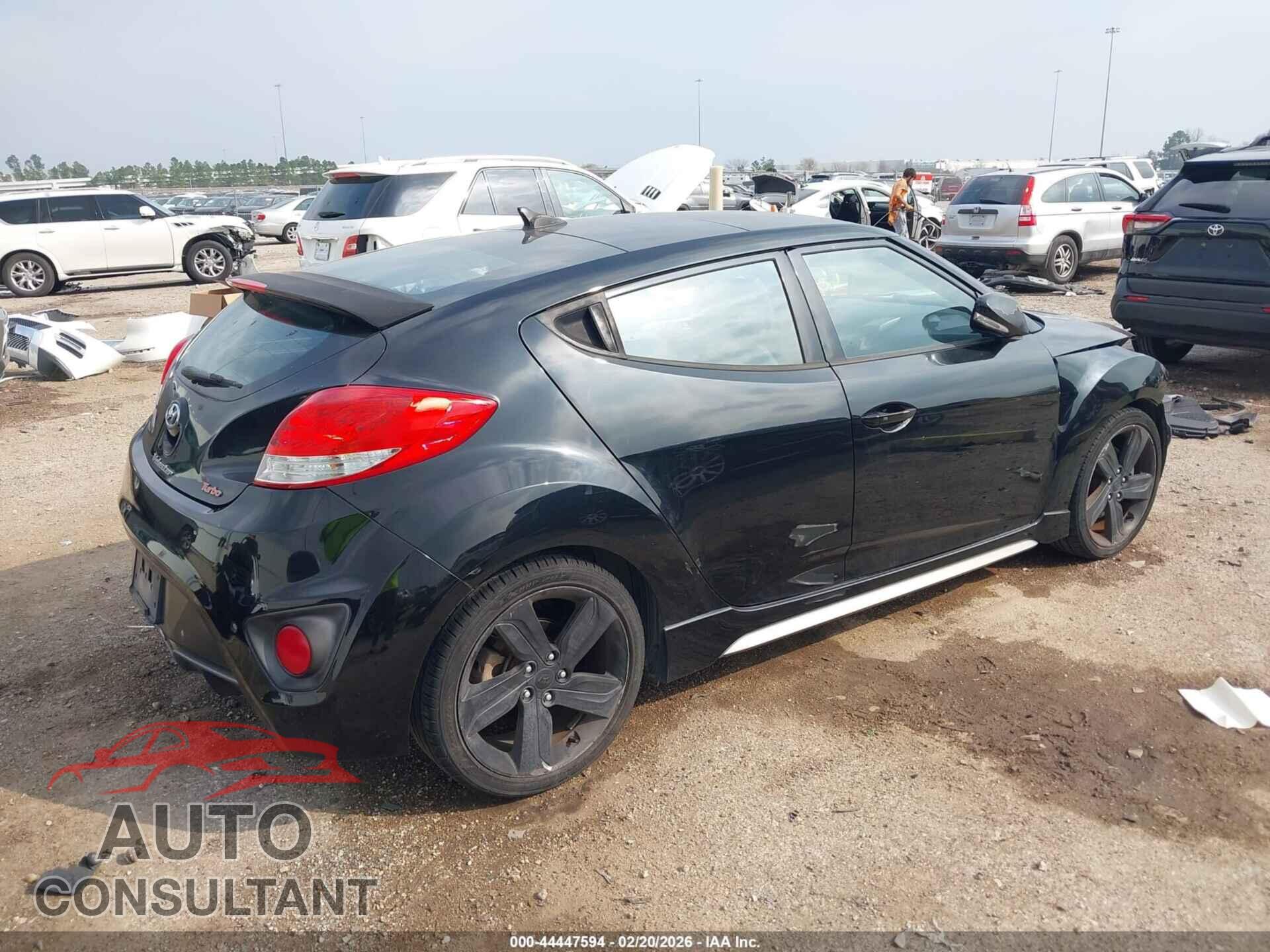 HYUNDAI VELOSTER 2013 - KMHTC6AE3DU178819