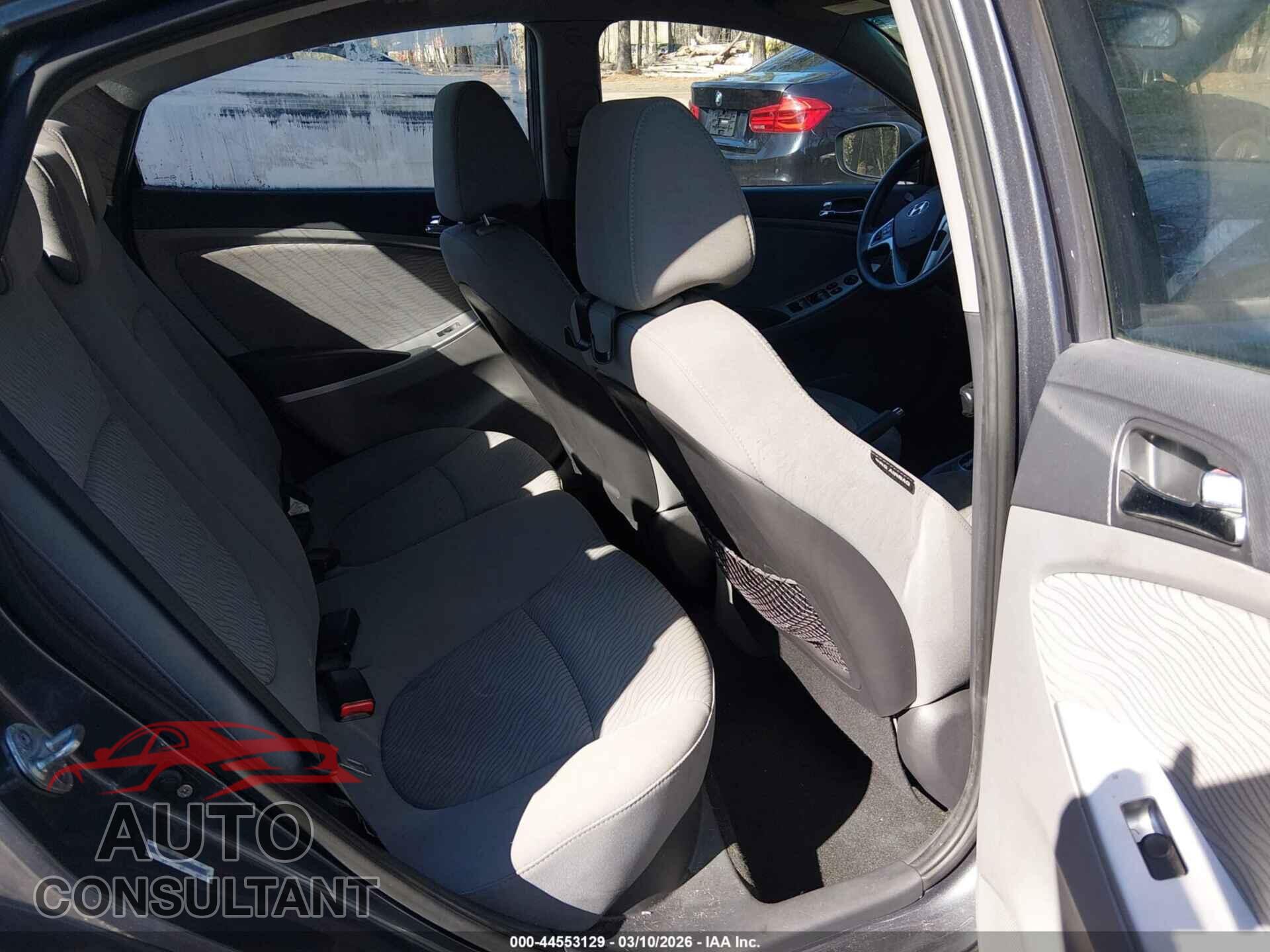 HYUNDAI ACCENT 2012 - KMHCU4AE6CU136080