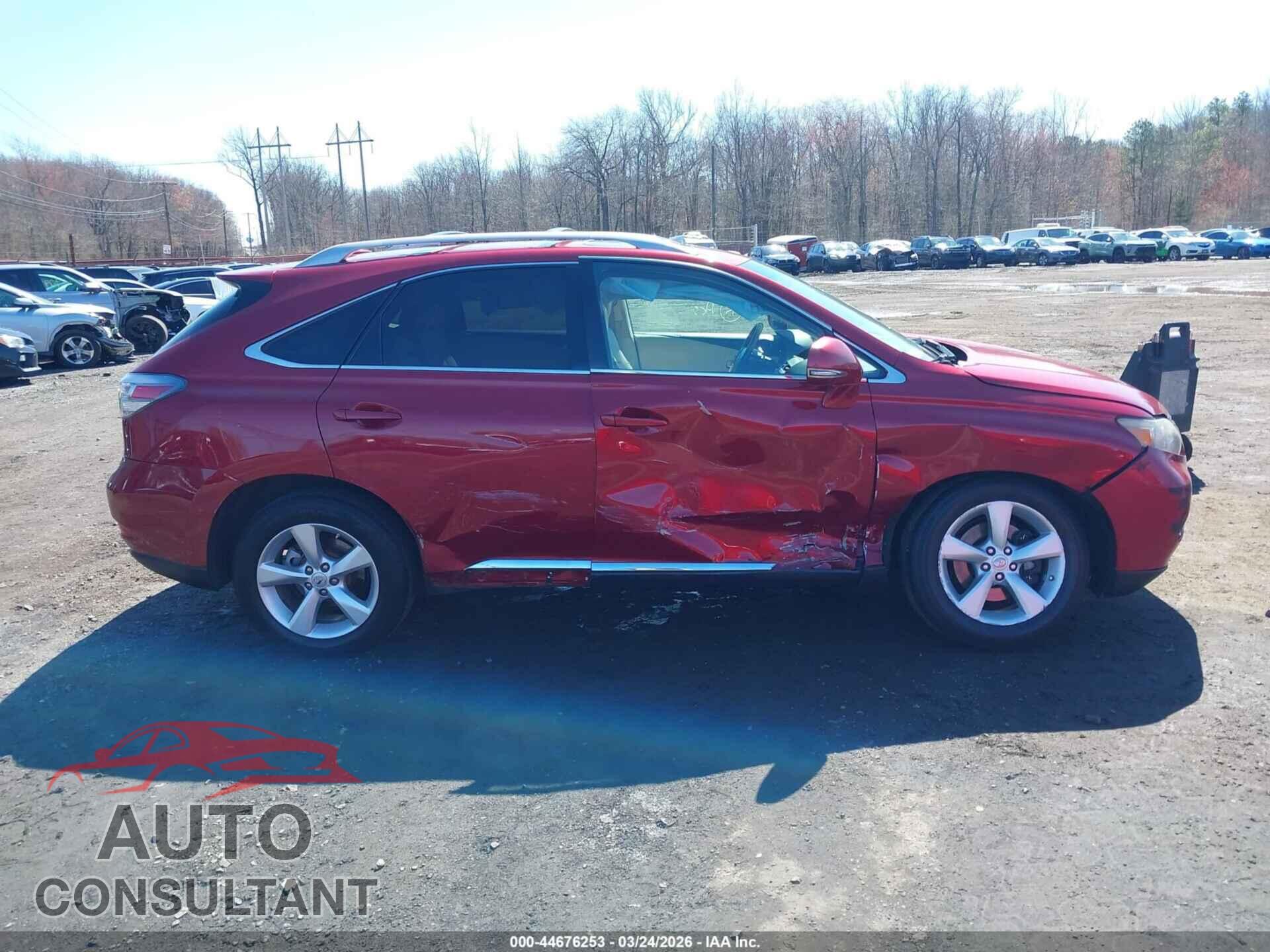 LEXUS RX 2011 - 2T2BK1BA4BC103585