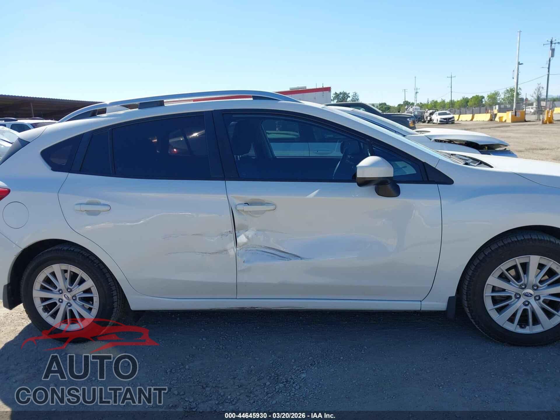 SUBARU IMPREZA 2017 - 4S3GTAB62H3701162