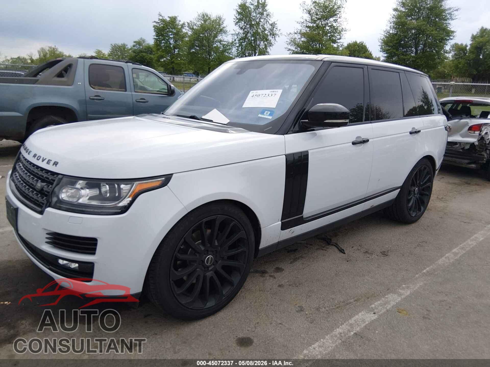 LAND ROVER RANGE ROVER 2016 - SALGS2KF0GA264922