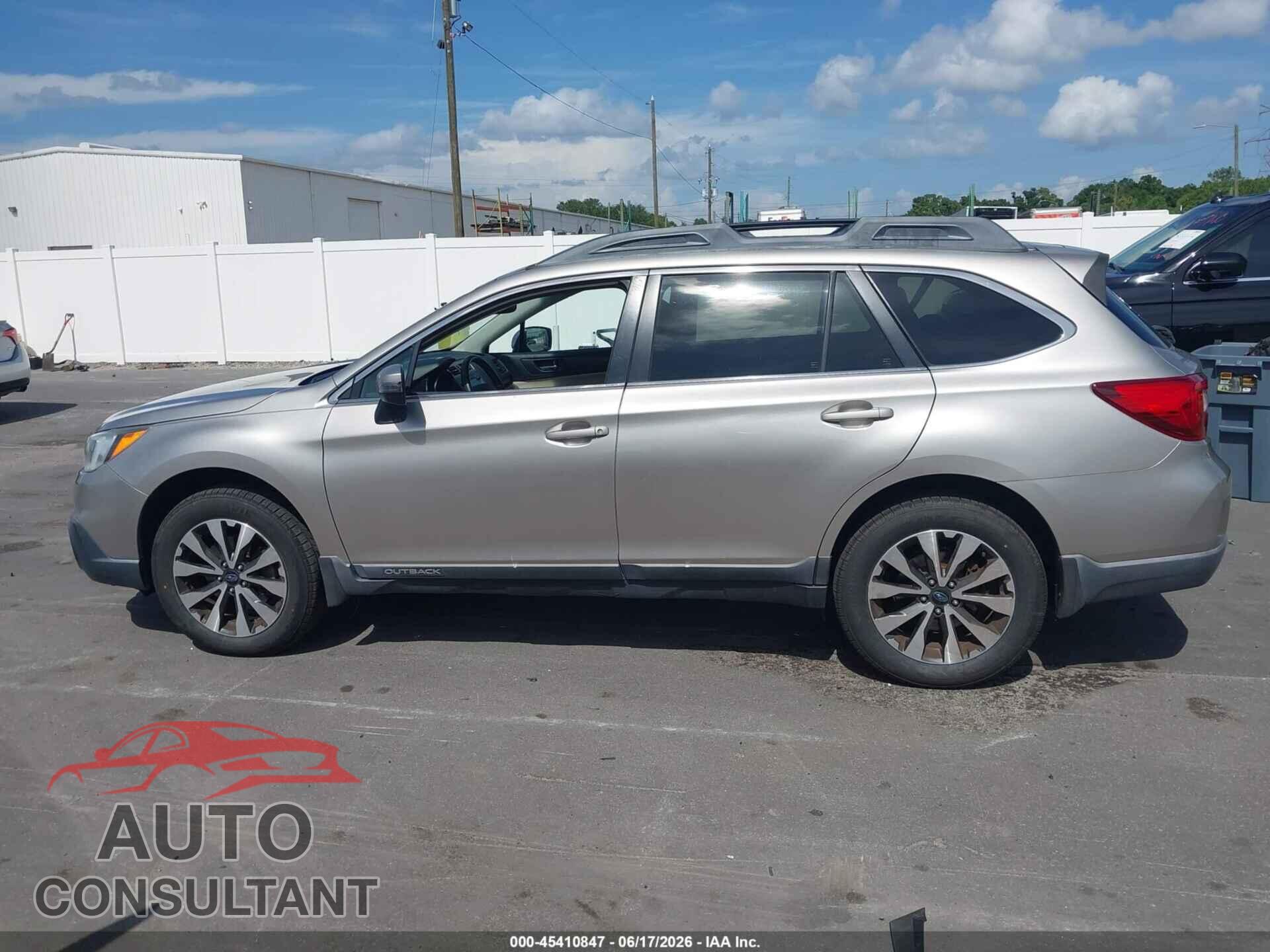 SUBARU OUTBACK 2015 - 4S4BSBNC7F3316404