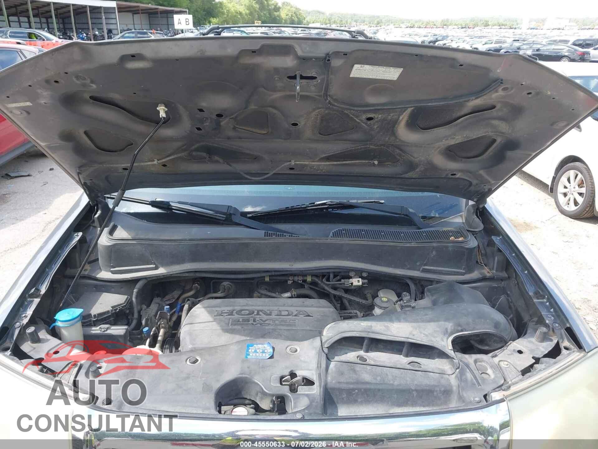HONDA PILOT 2011 - 5FNYF4H54BB066404