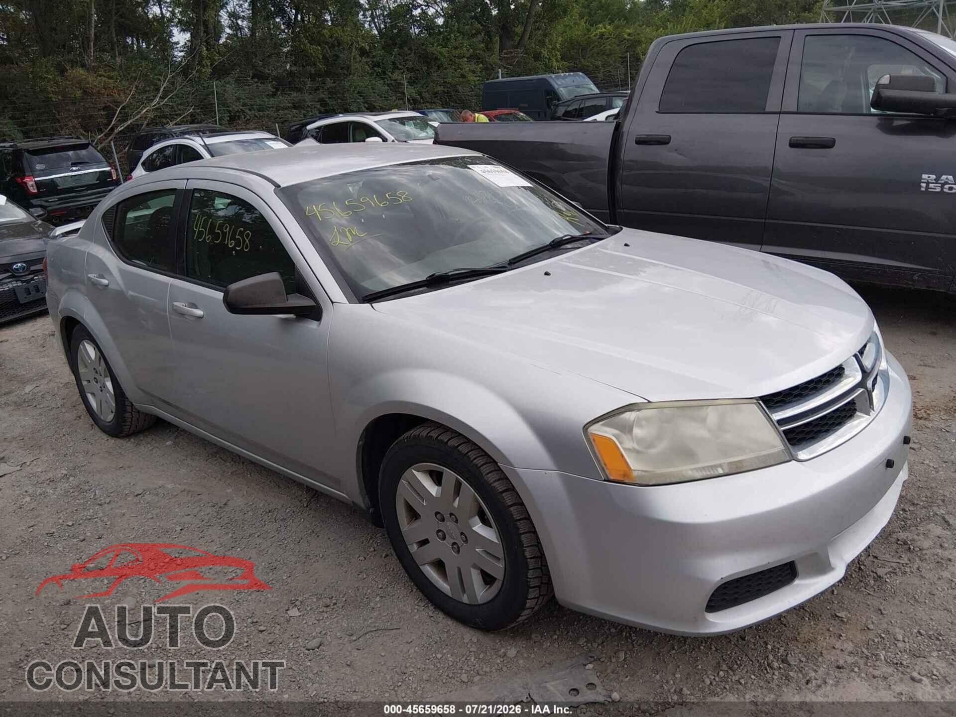 DODGE AVENGER 2011 - 1B3BD4FB4BN541993