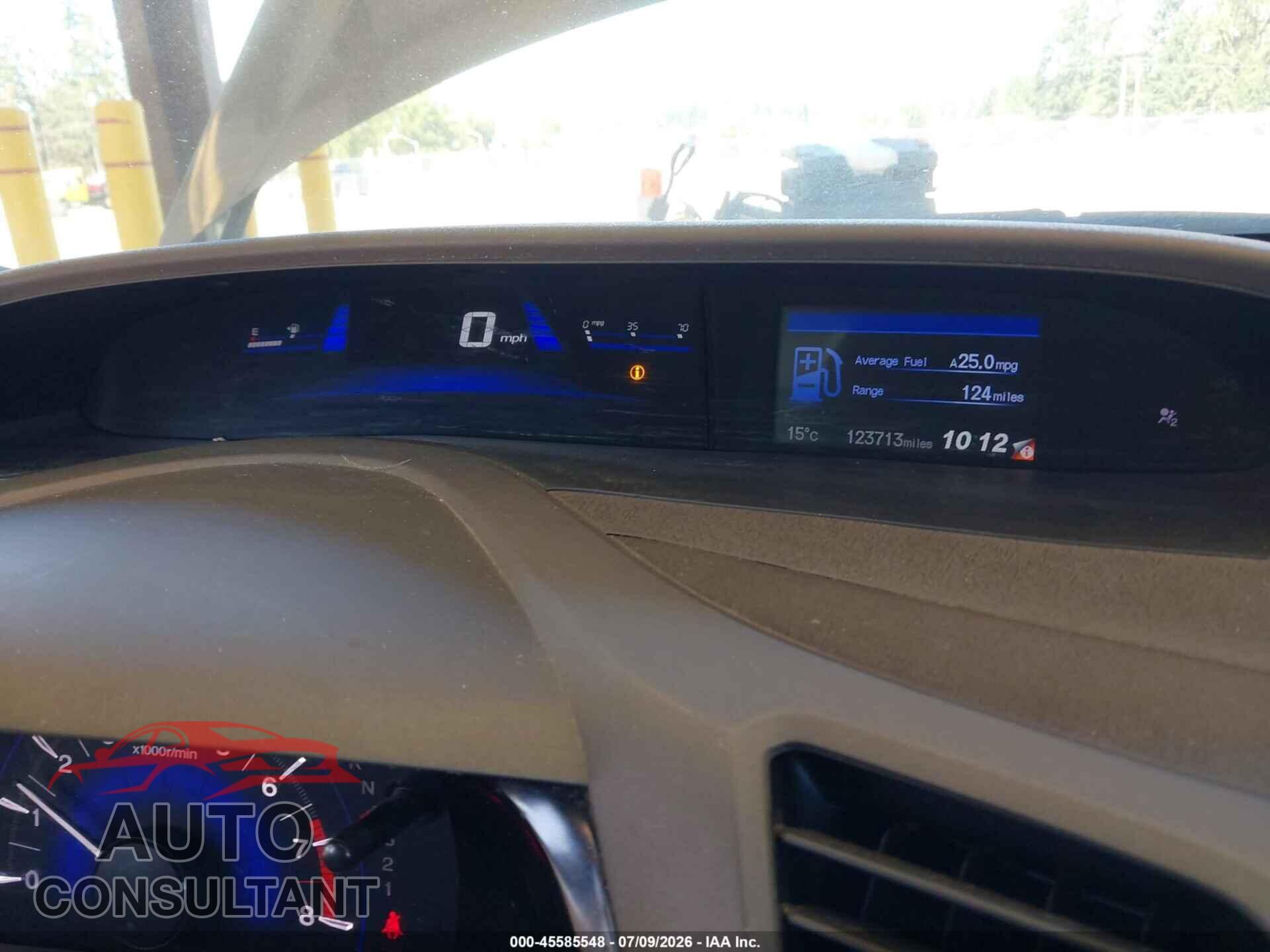 HONDA CIVIC 2012 - 2HGFB2F98CH039782