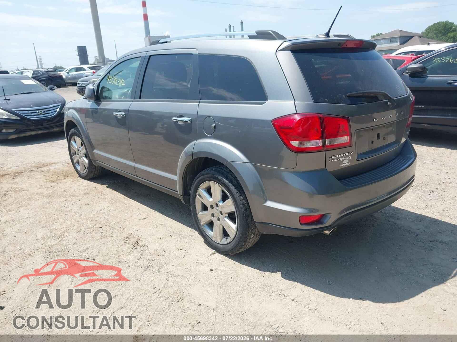 DODGE JOURNEY 2012 - 3C4PDDDG2CT181711