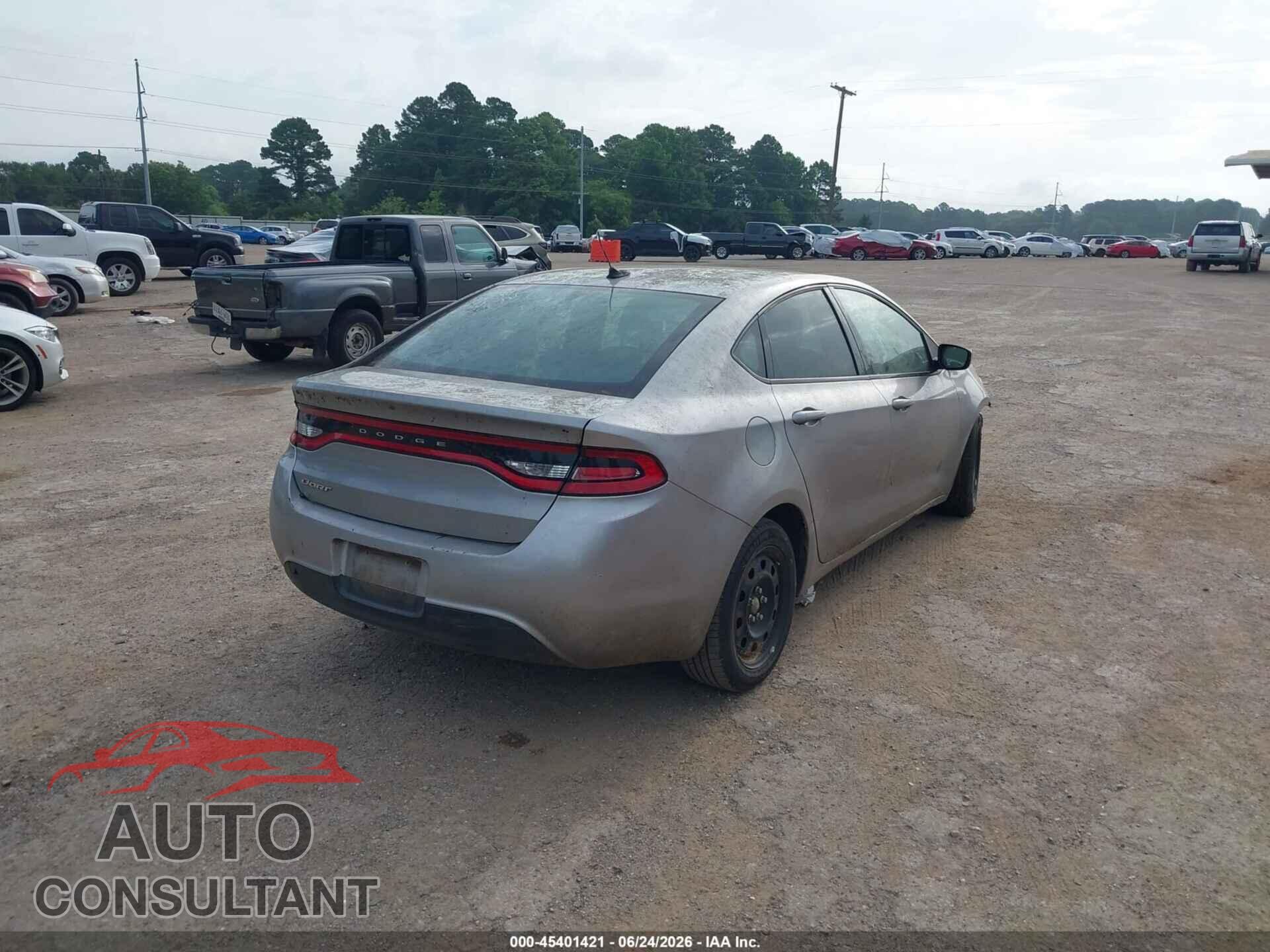DODGE DART 2015 - 1C3CDFAA2FD224274