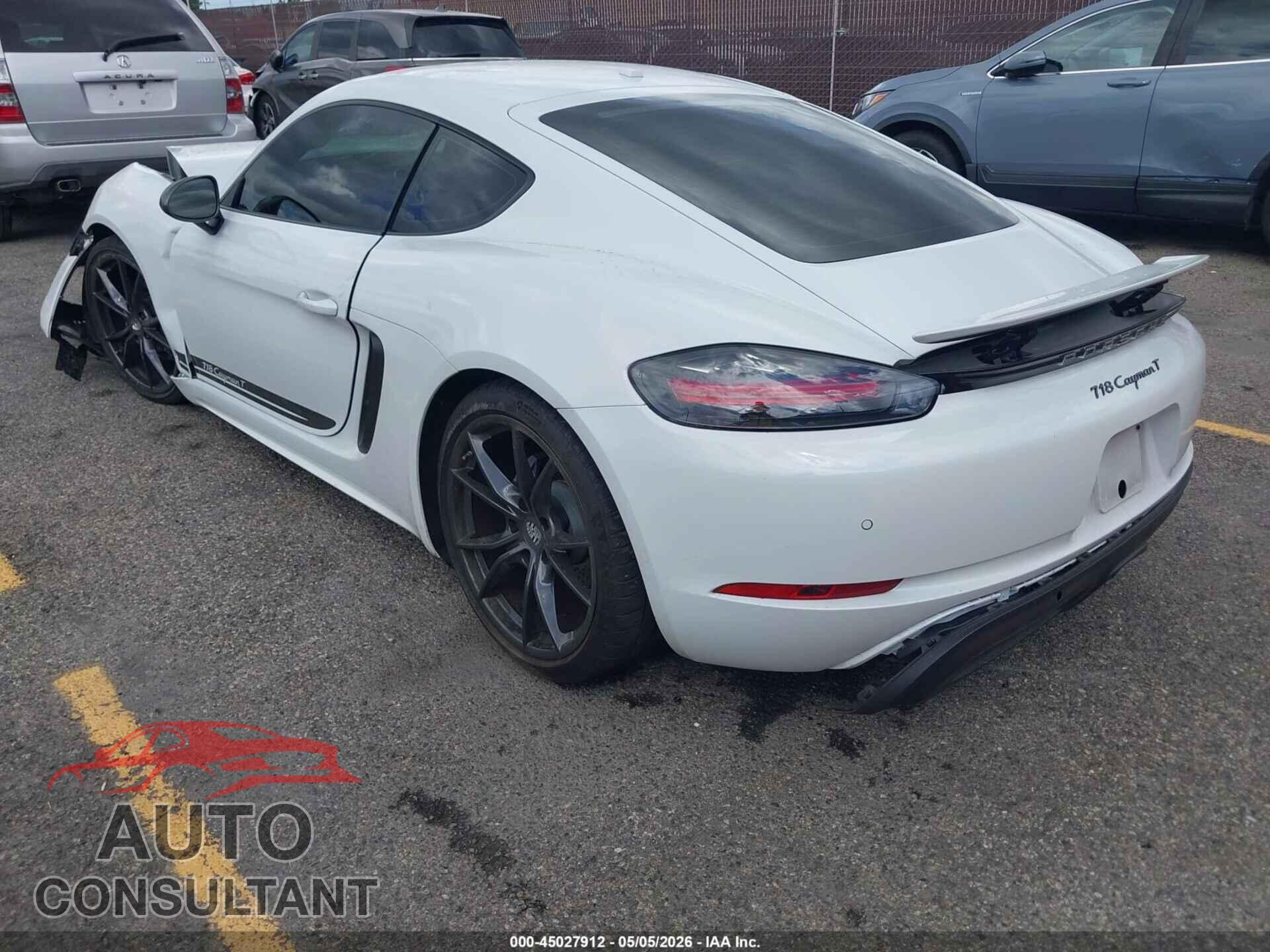 PORSCHE 718 CAYMAN 2022 - WP0AA2A80NS255292